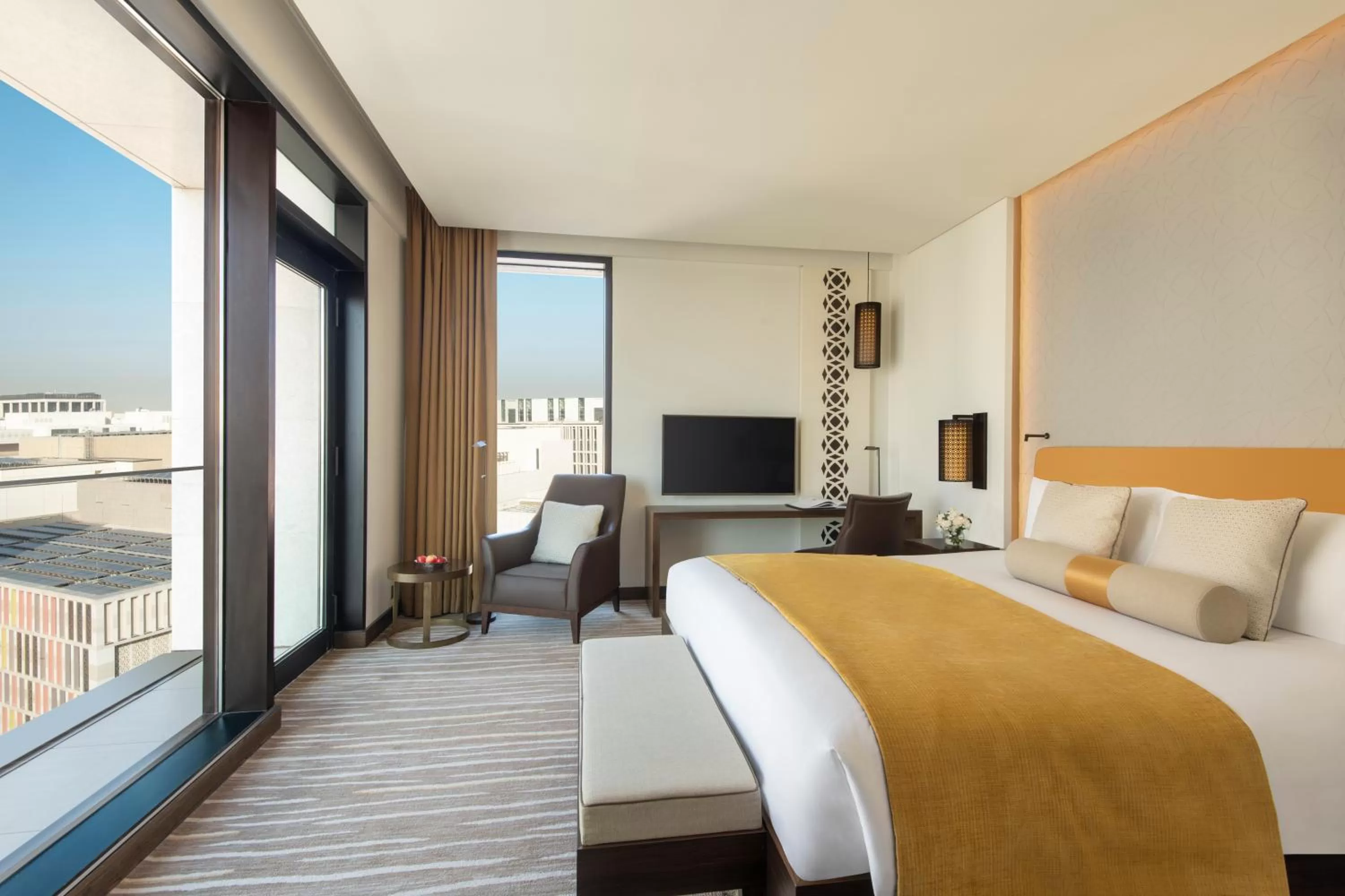 Bed in Alwadi Hotel Doha - MGallery Collection