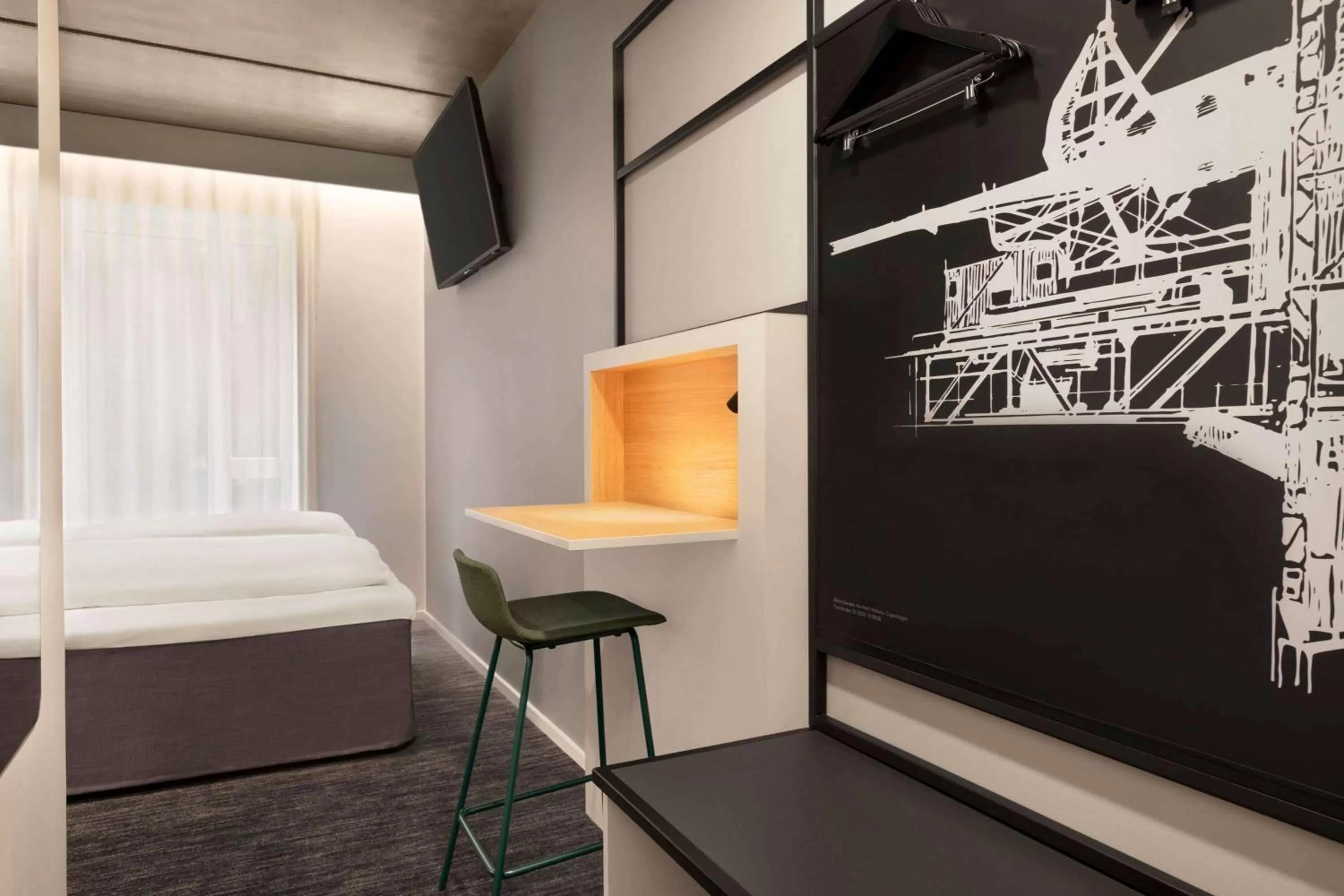 Photo of the whole room, Bed in Comwell Copenhagen Portside Dolce by Wyndham