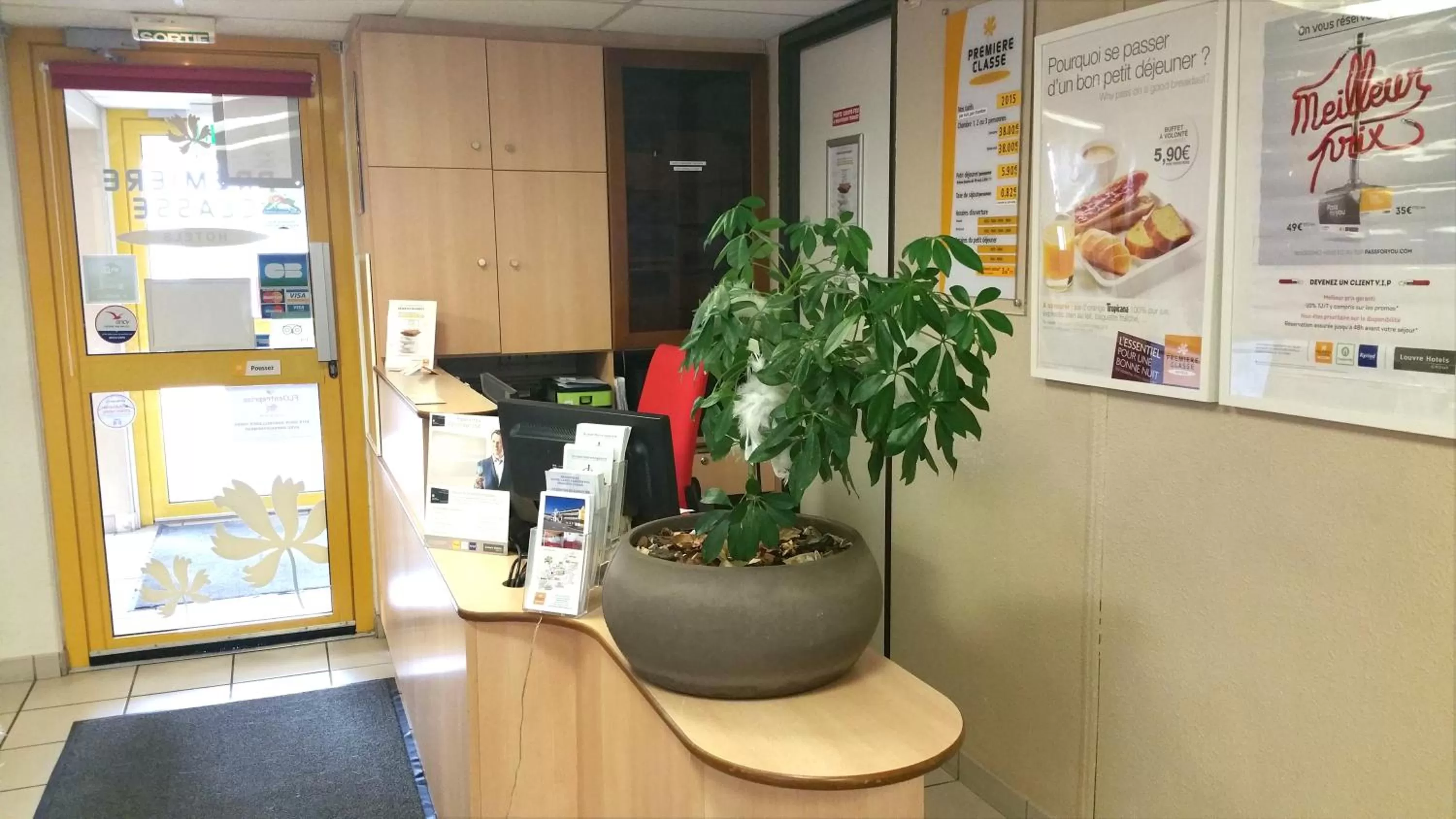 Lobby or reception in Premiere Classe Belfort