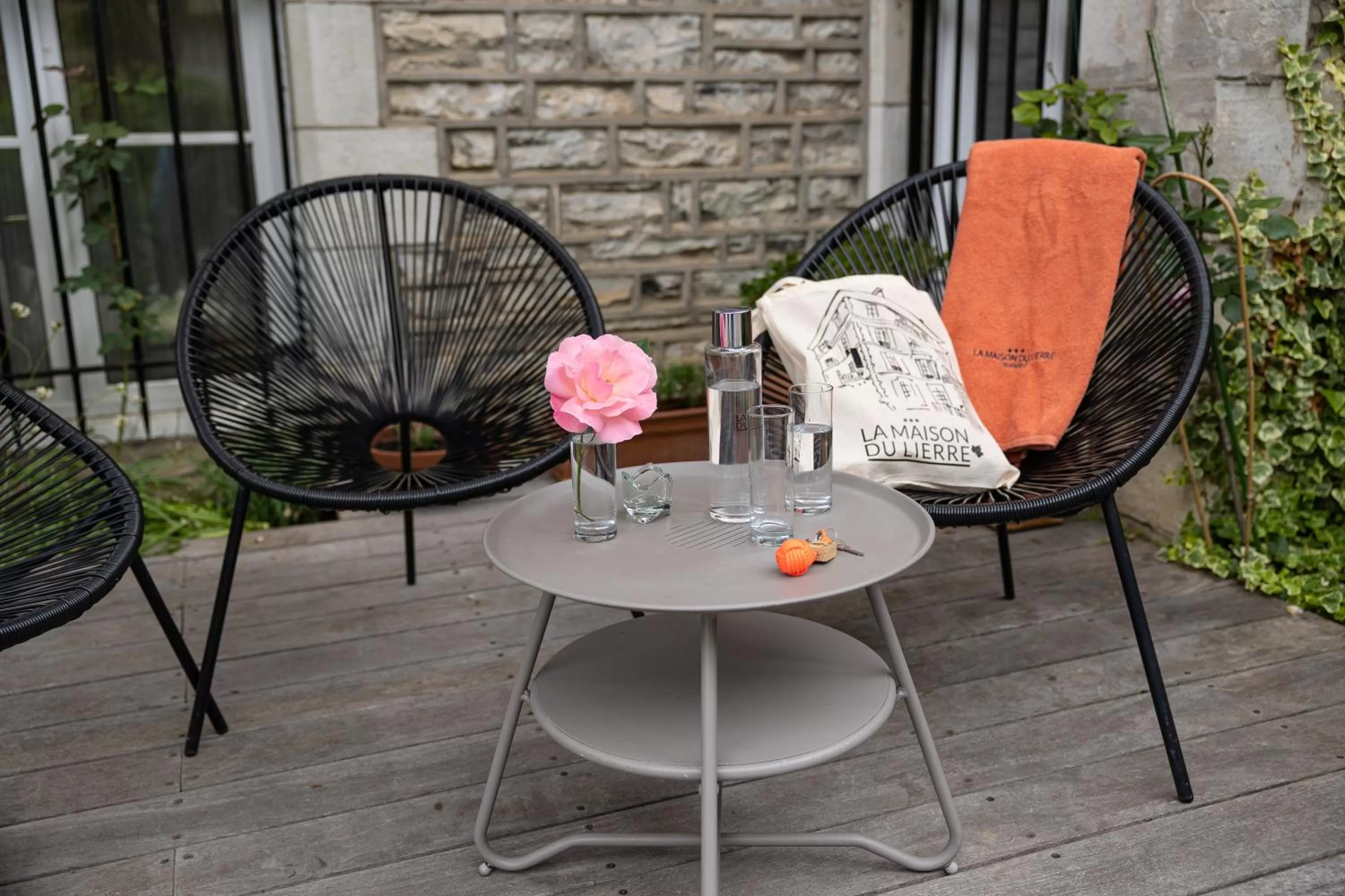 Decorative detail in Hôtel & Espace Bien-être La Maison du Lierre