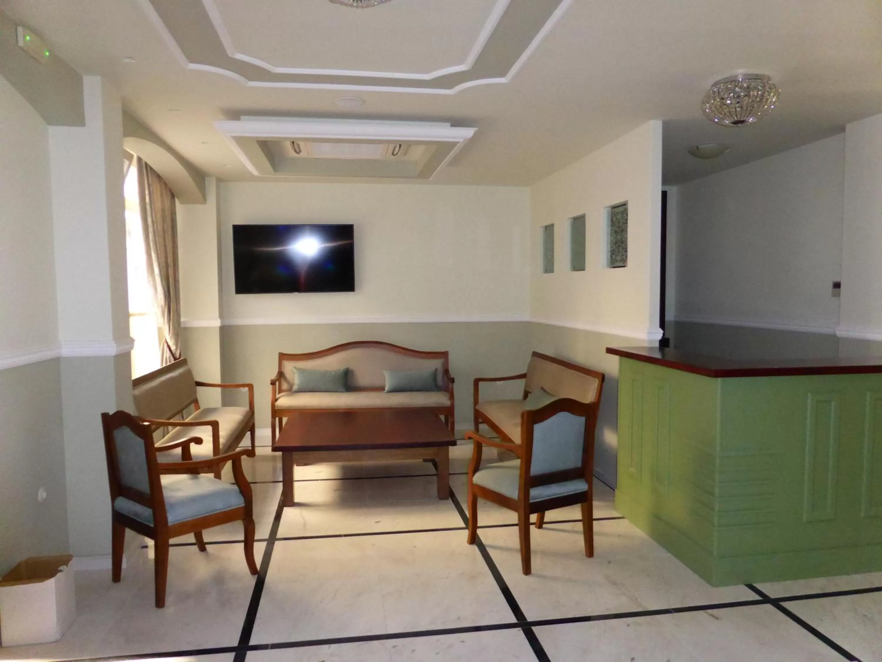 Communal lounge/ TV room in HOTEL TSARSI