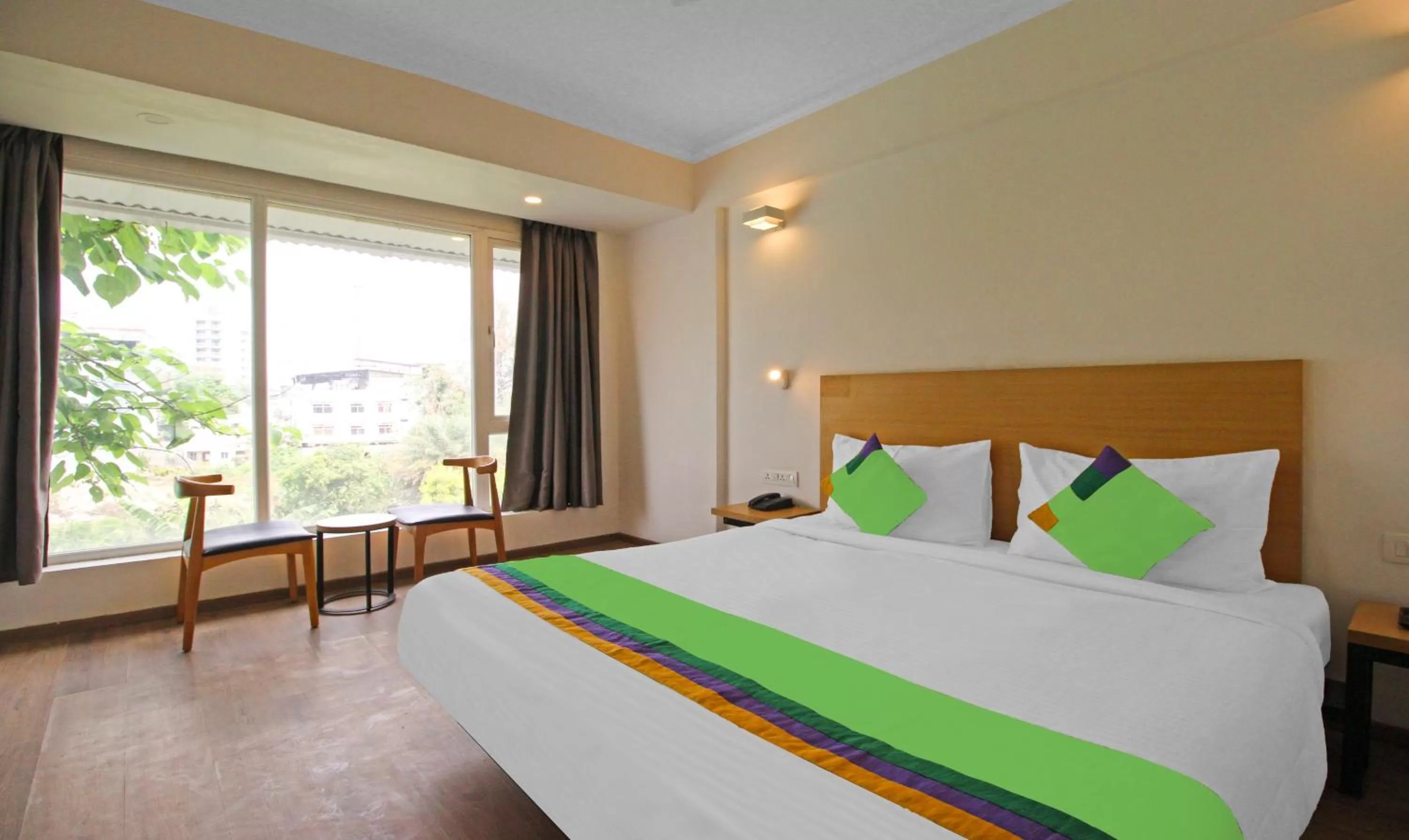 Bedroom, Bed in Treebo Grand Legacy Shahenshah