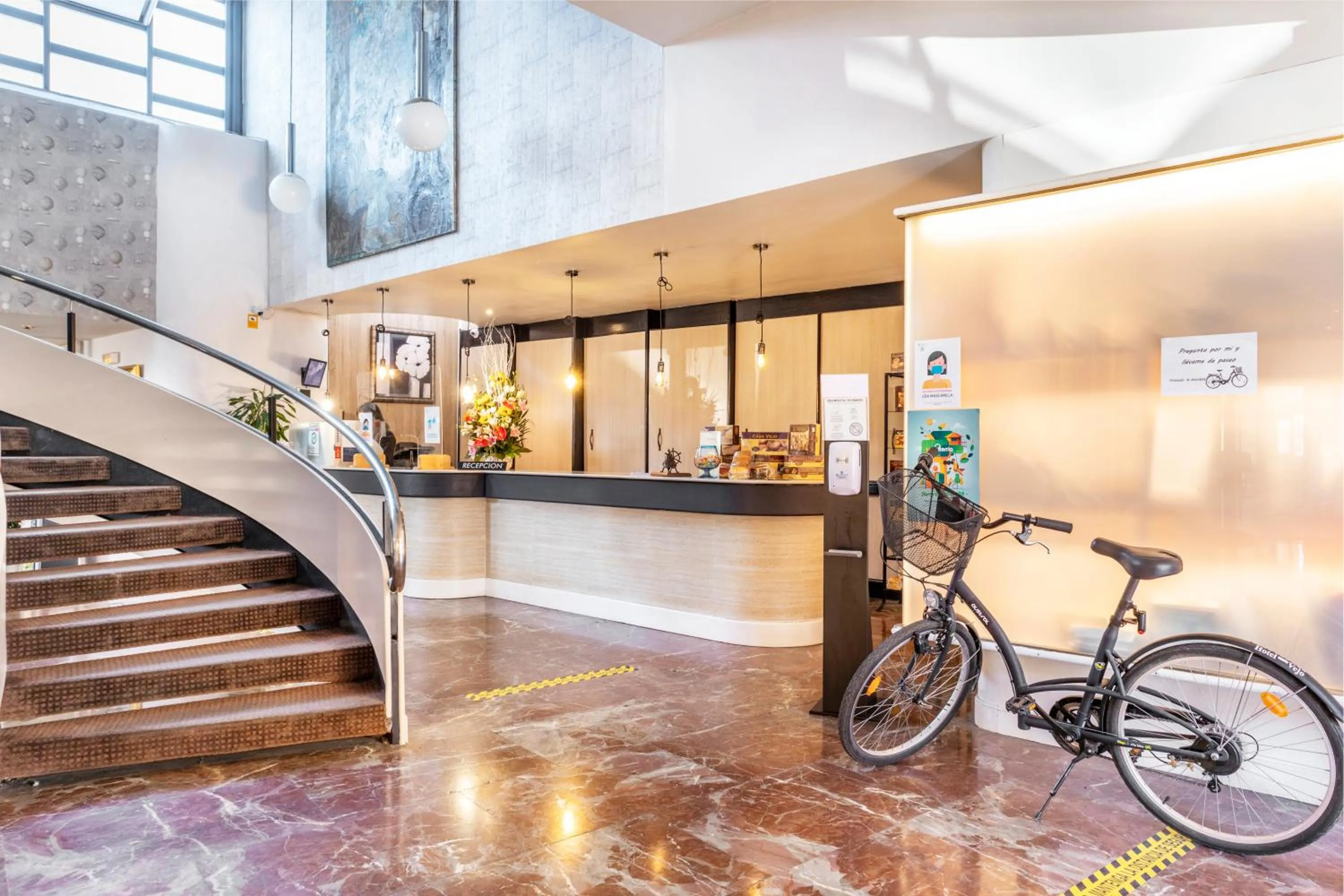 Lobby or reception in Hotel Vejo