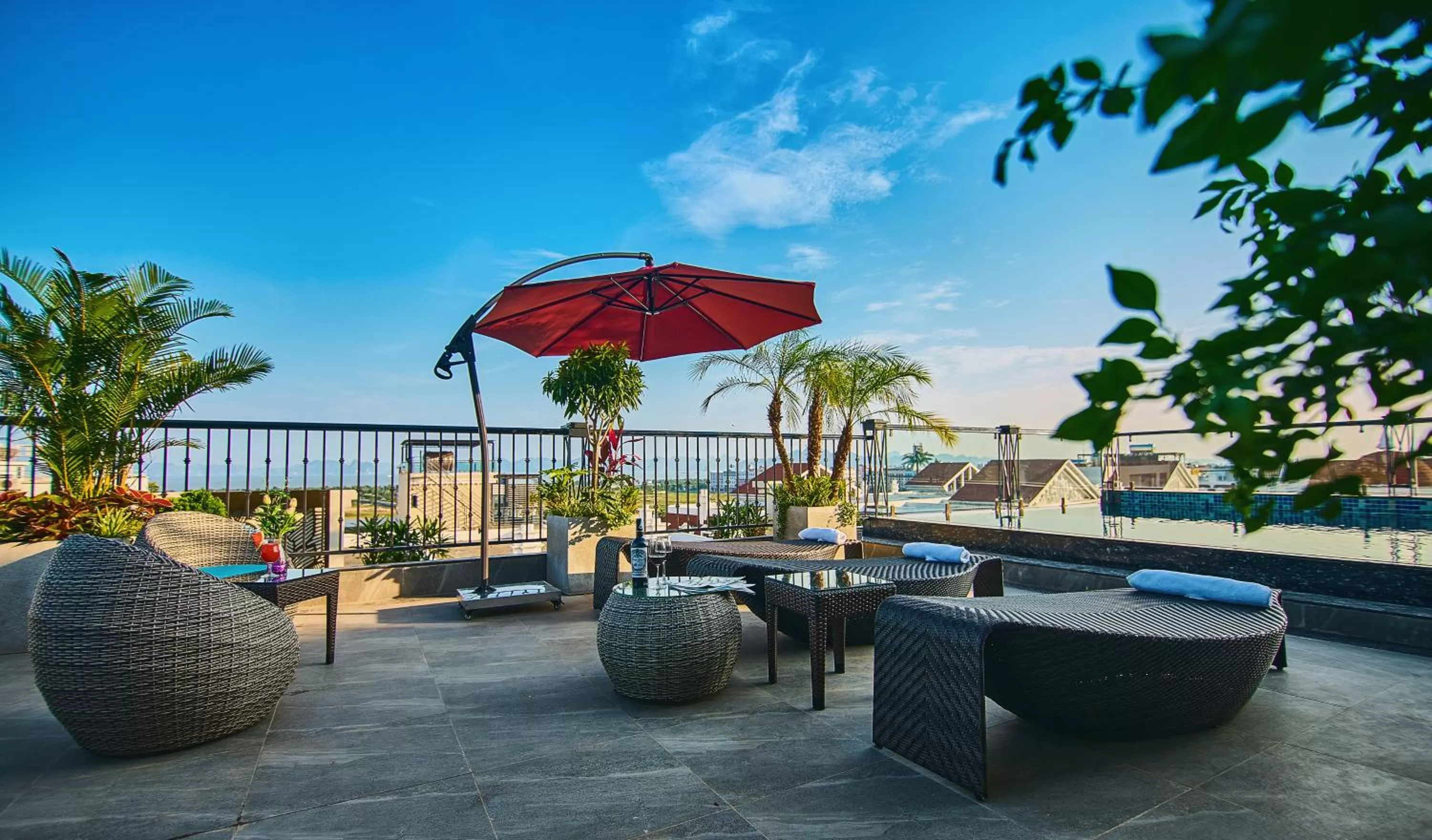 Swimming pool in The Yen Residences Halong