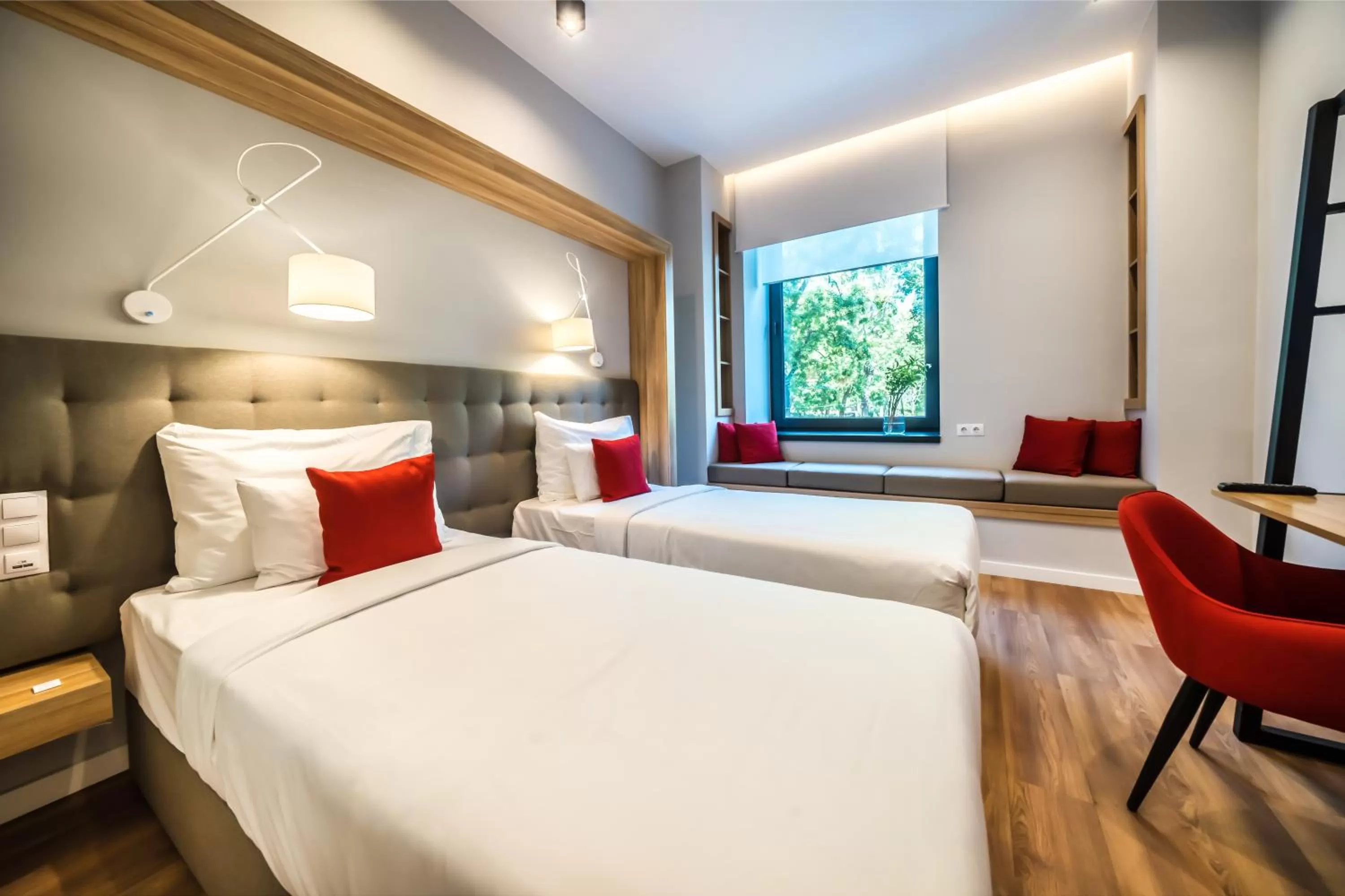 Bedroom, Bed in Up Hotel Budapest