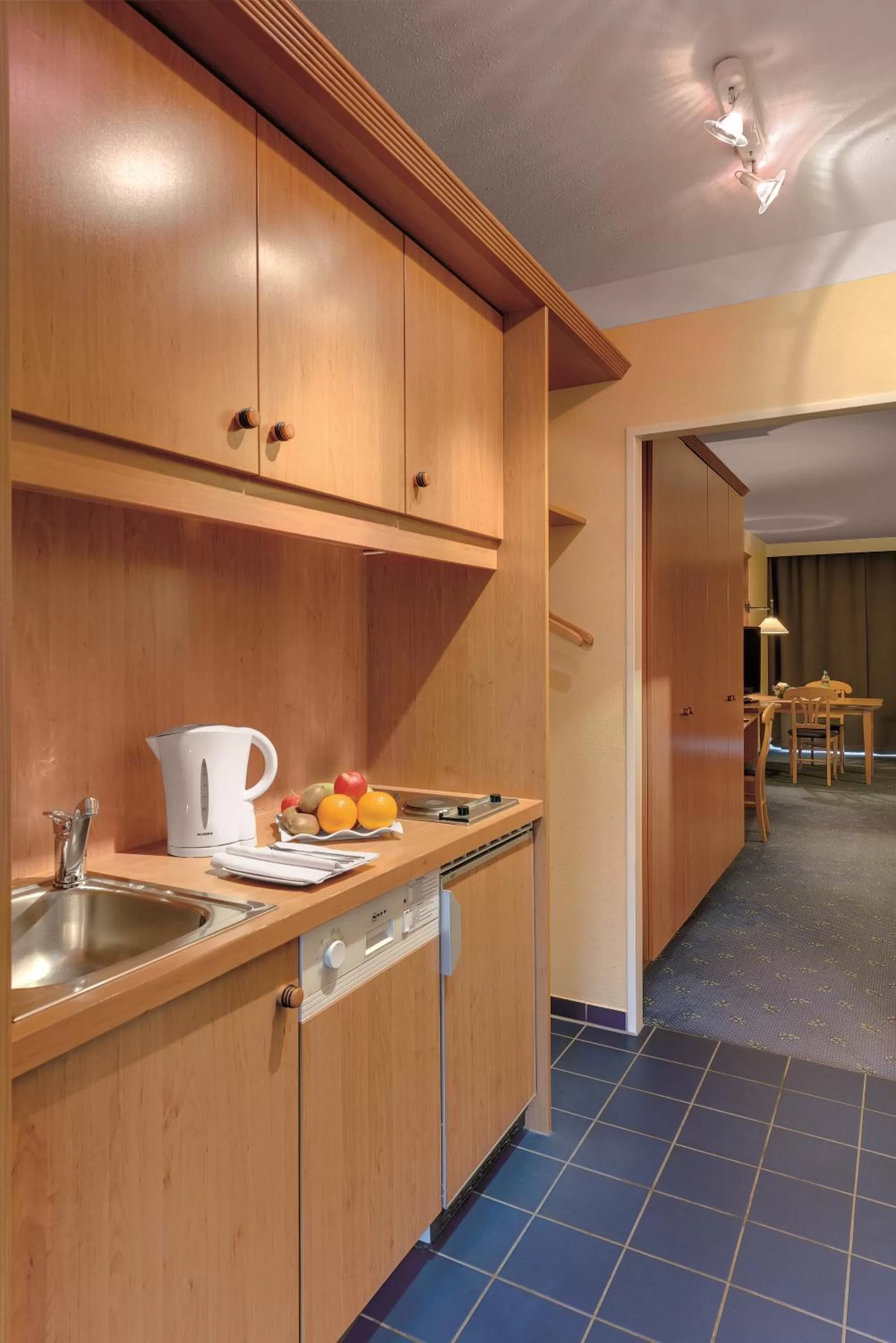 Kitchen or kitchenette in Best Western Aparthotel Birnbachhöhe
