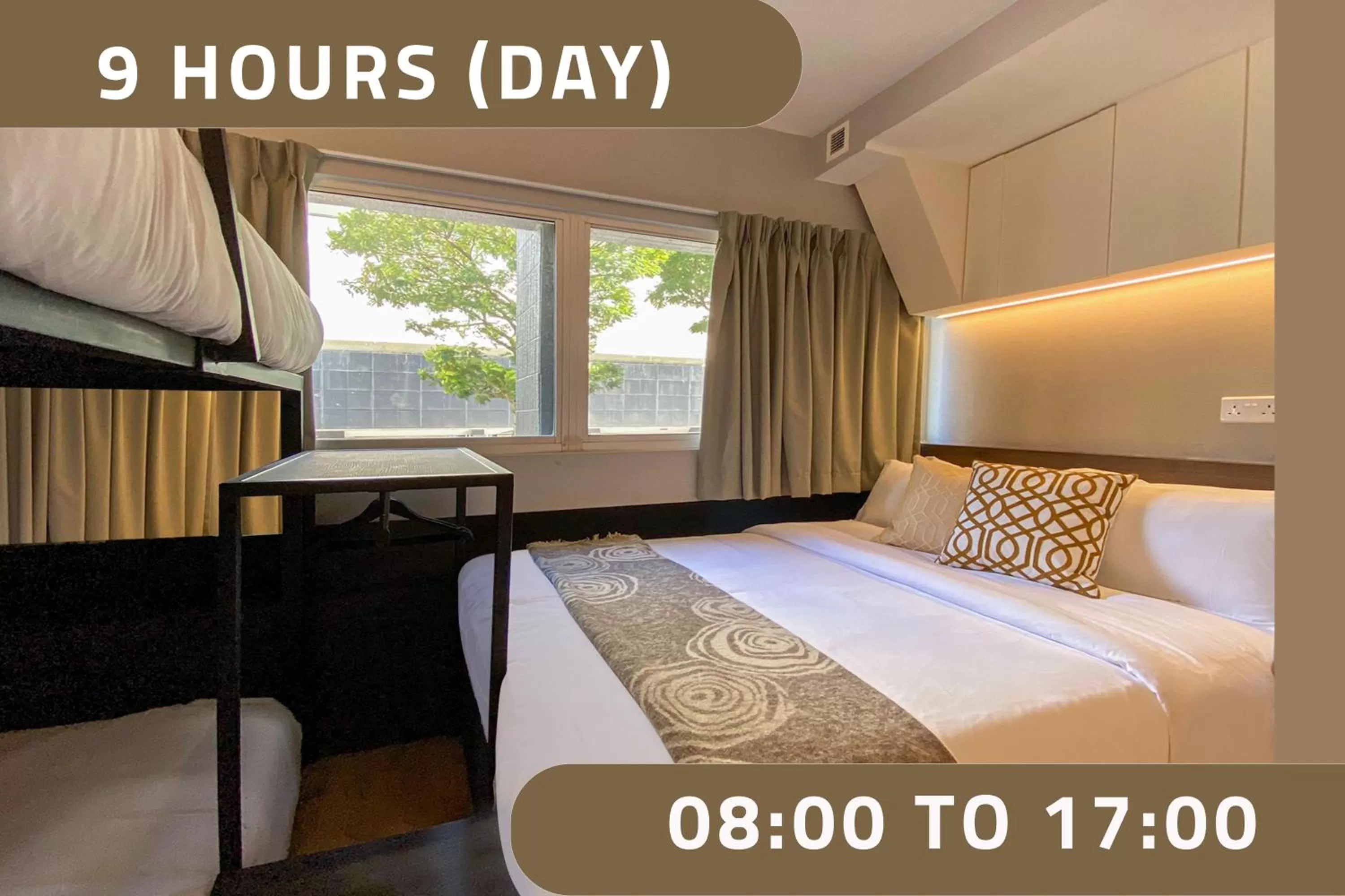 Bed in ST Signature Bugis Beach, DAYUSE, 8-9 Hours, check in 8AM or 11AM