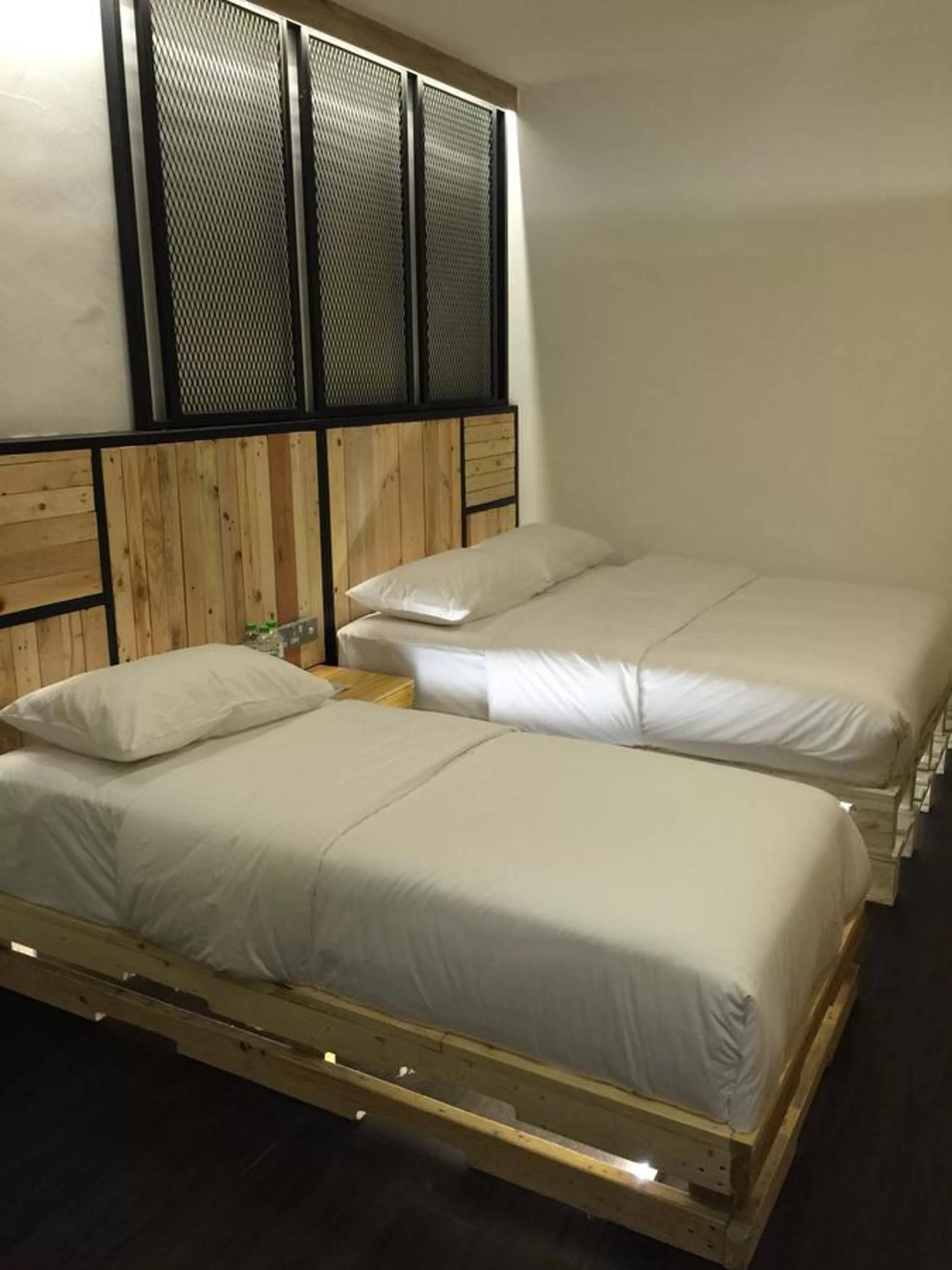 Bed in The Oikos Hotel