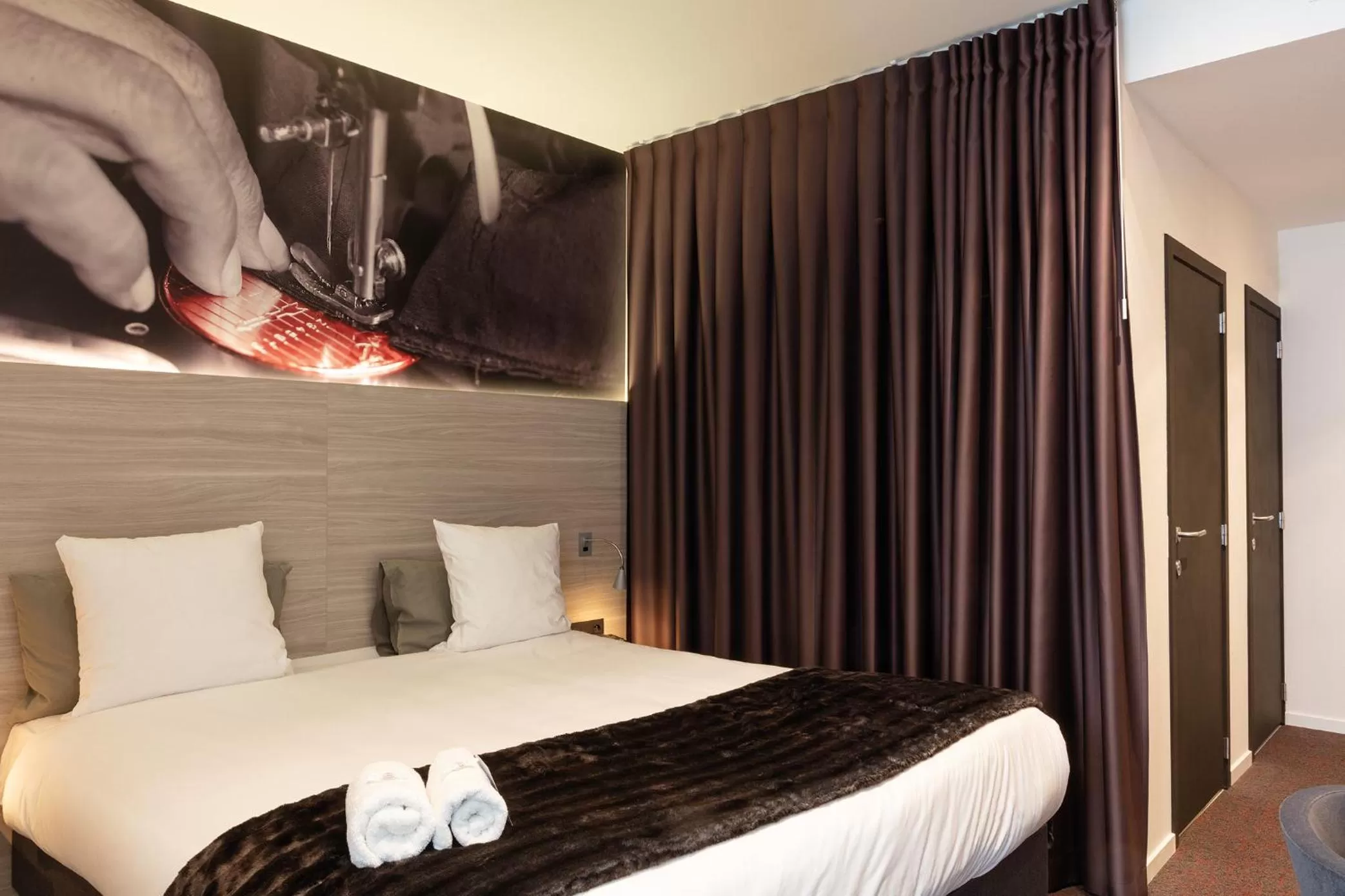 Bedroom, Bed in Hotel & Aparthotel Alize Mouscron