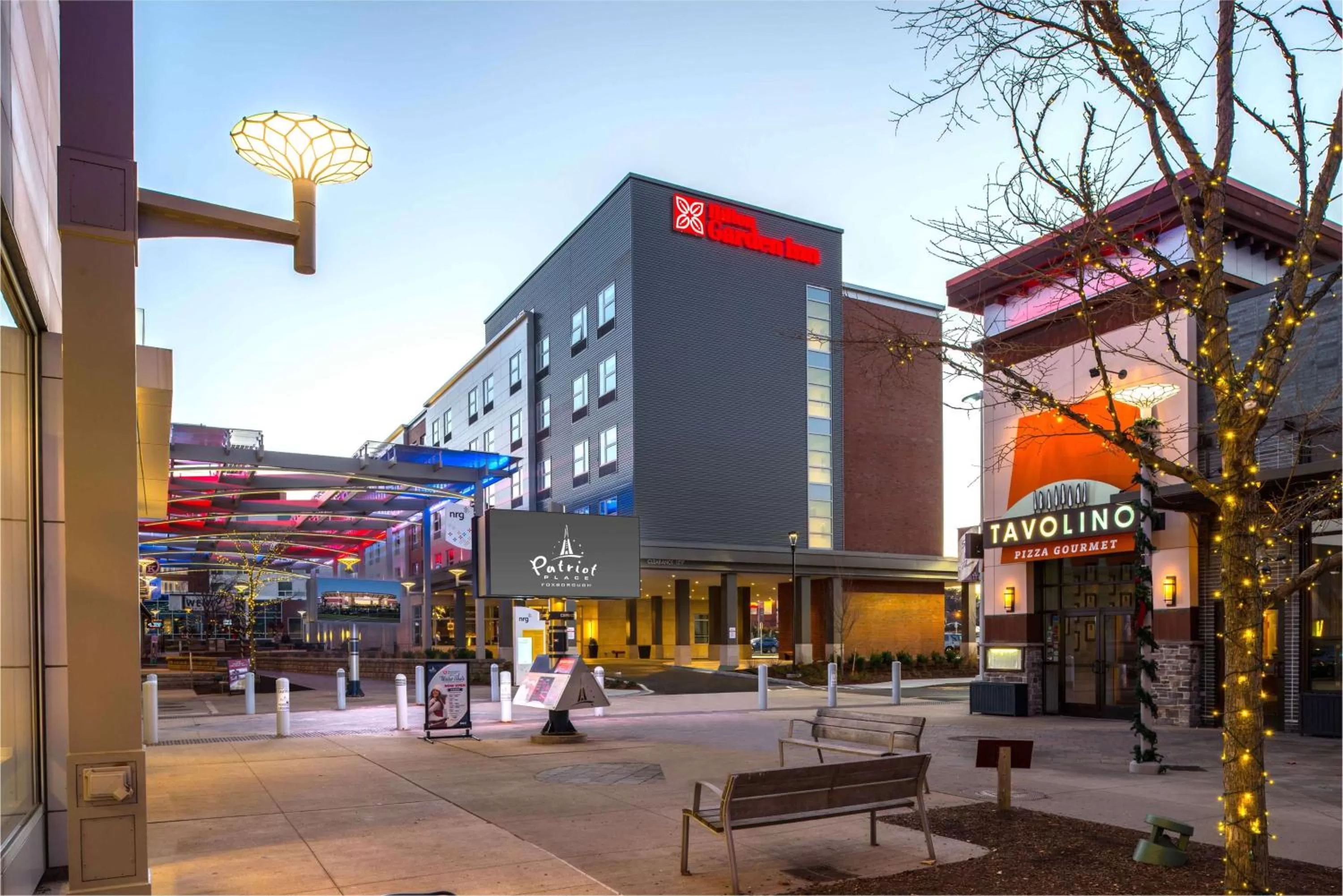 Property building in Hilton Garden Inn Foxborough Patriot Place