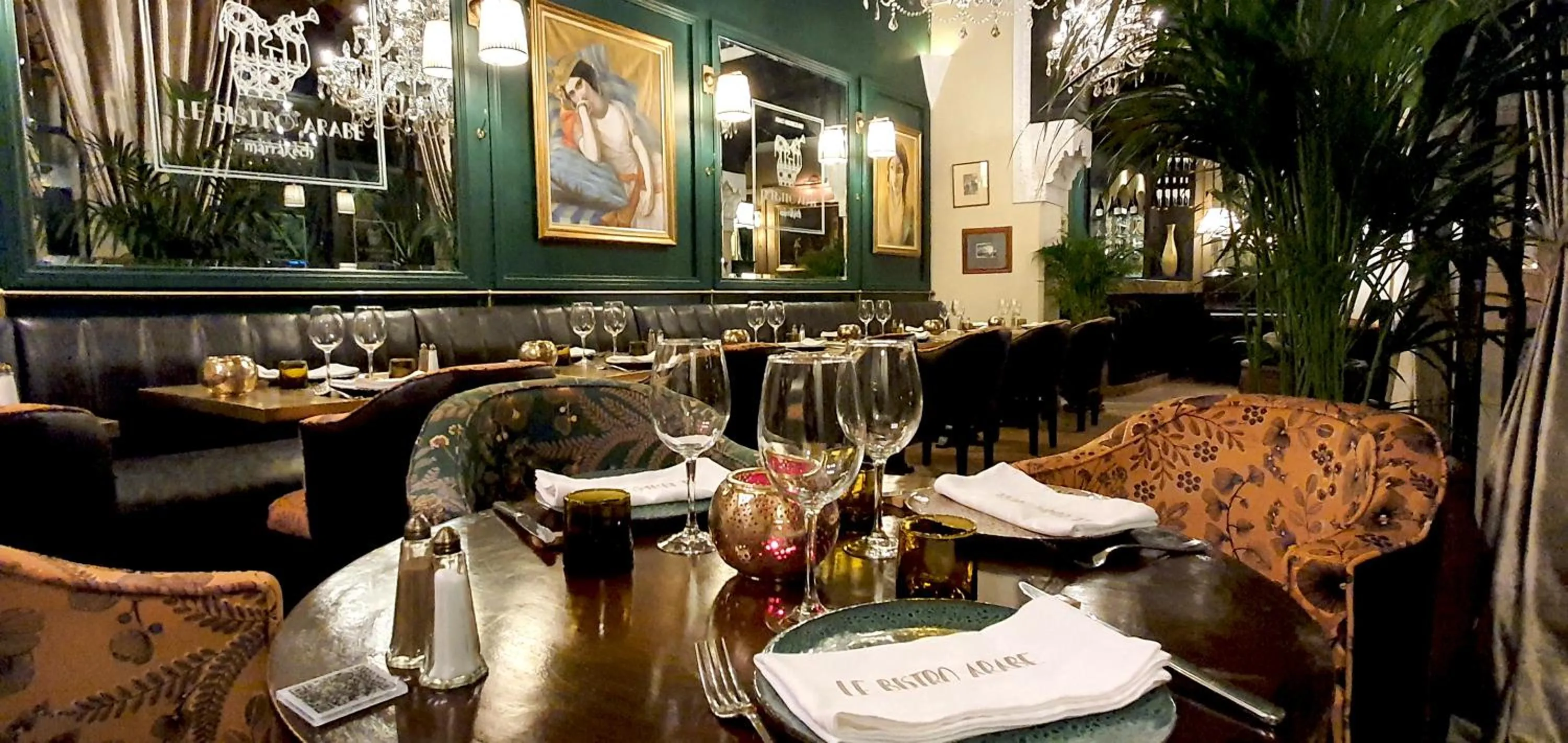 Restaurant/places to eat in Riad Monceau