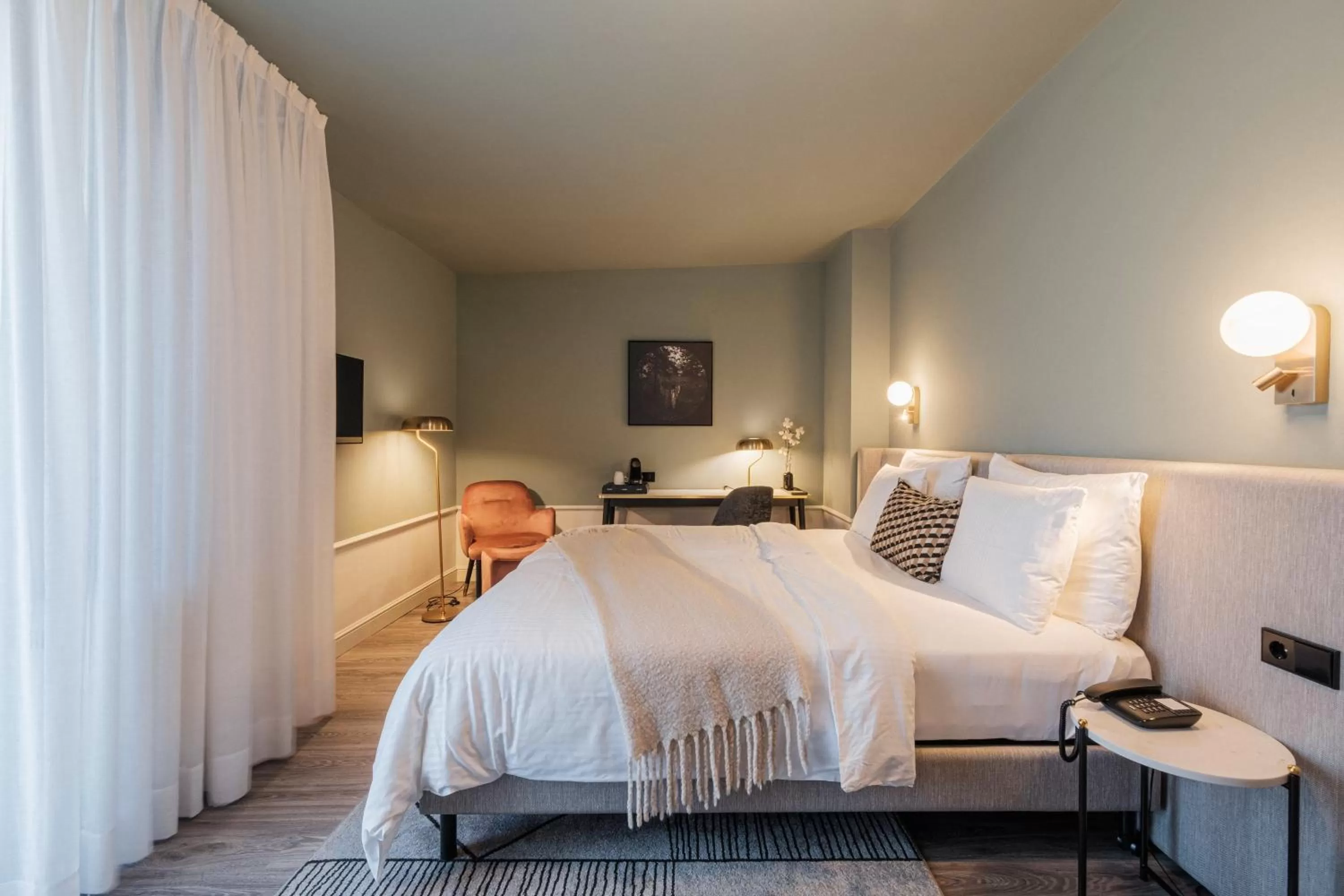 Bed in Hotel Residenz Pforzheim