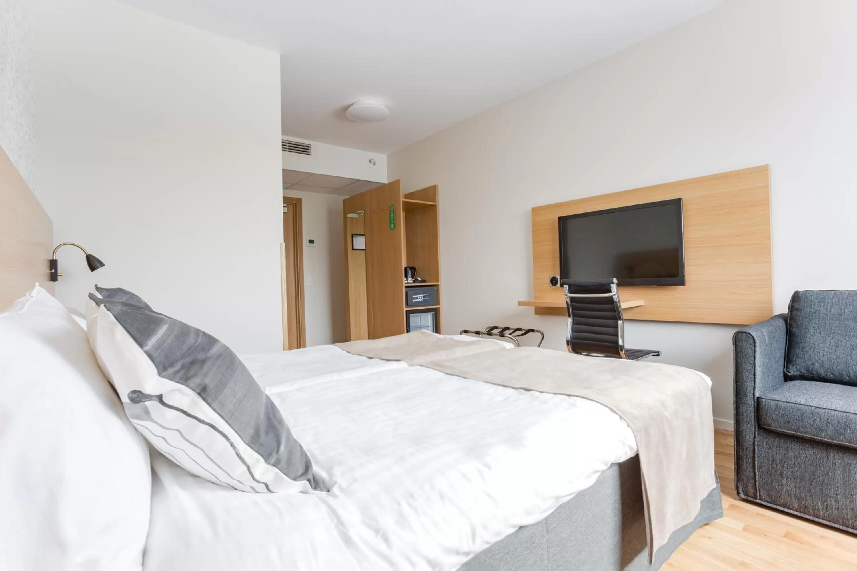 Bed in Hotel Spekeröd