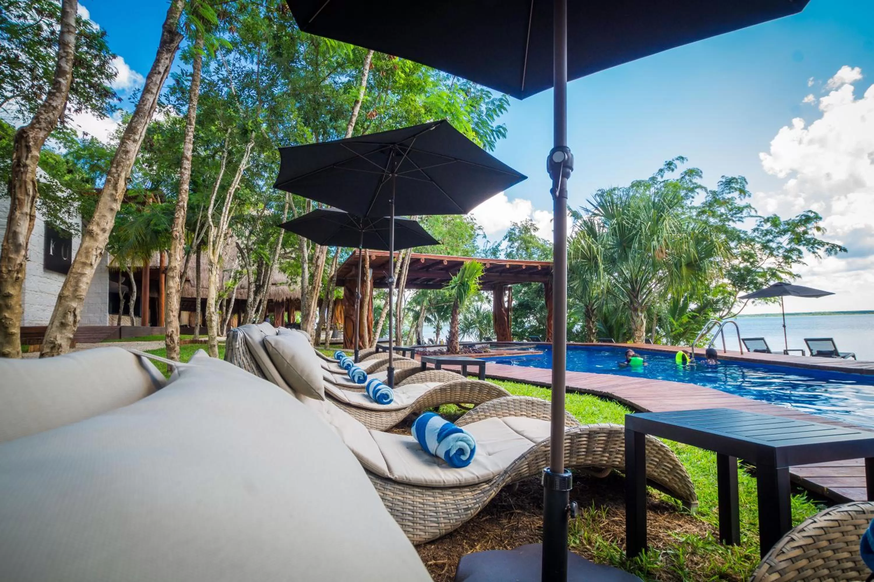 Swimming pool in Mia Bacalar Luxury Resort & Spa