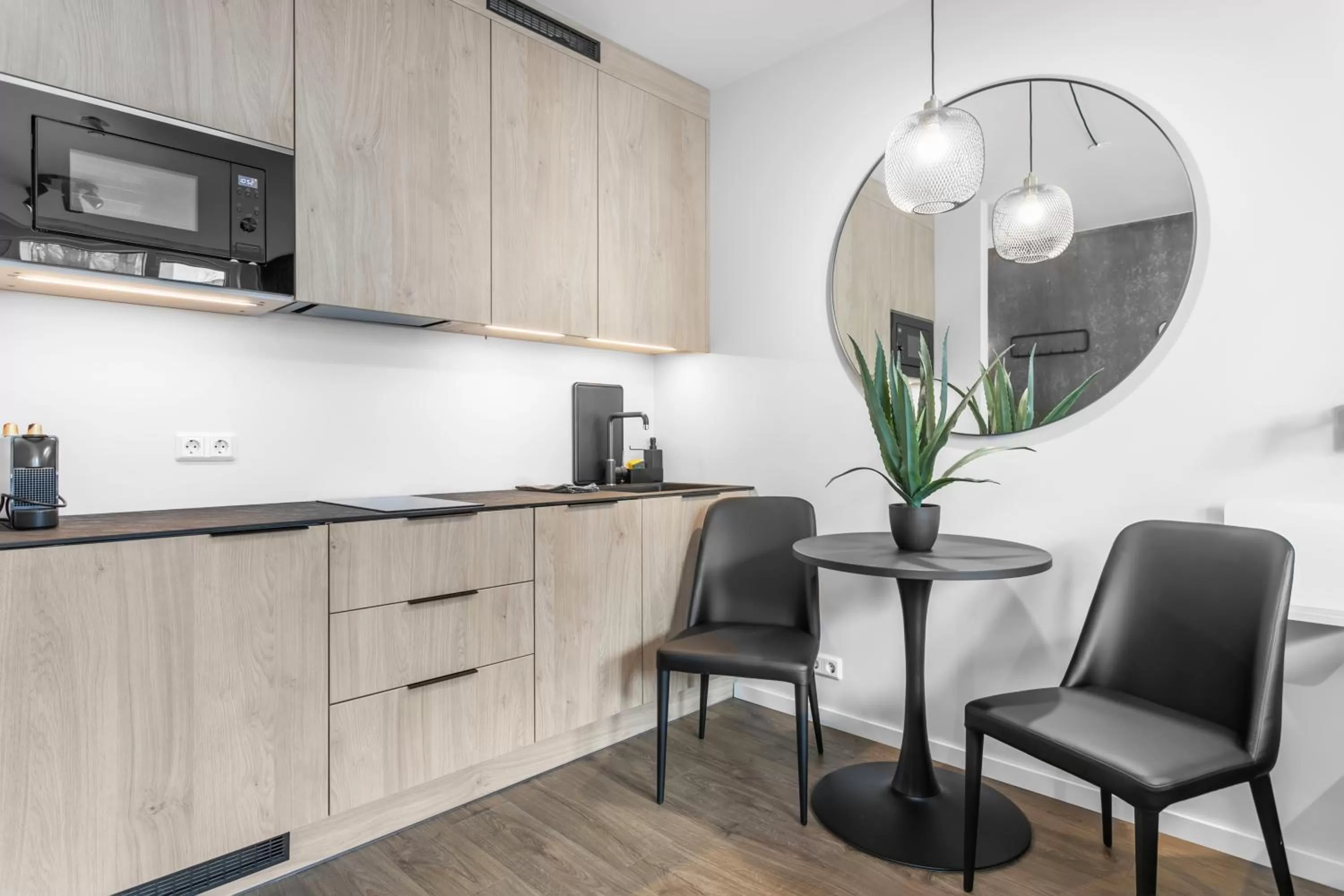 Kitchen or kitchenette in Hotel Vera