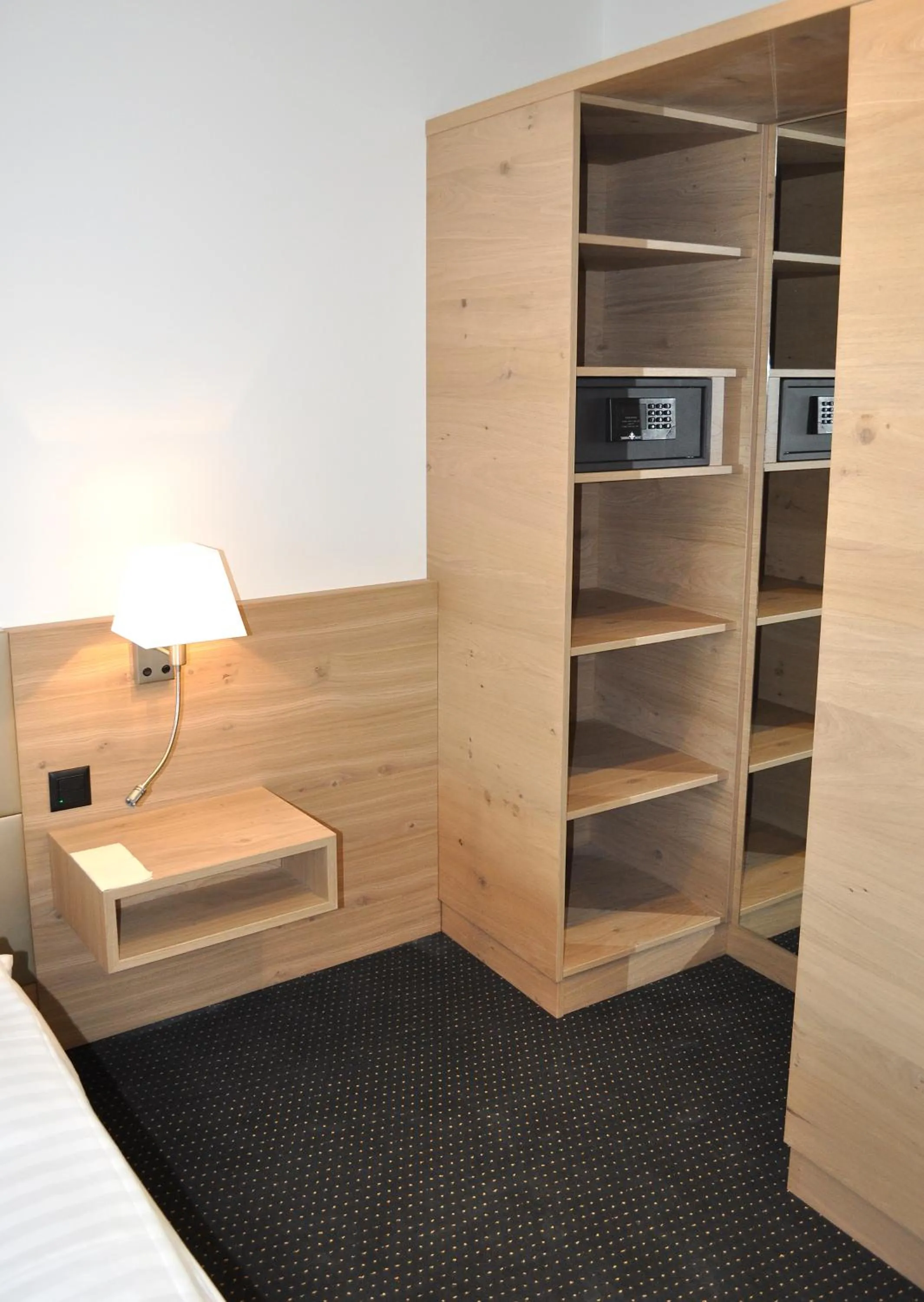 Decorative detail, Bed in Best Western Hotel Rebstock