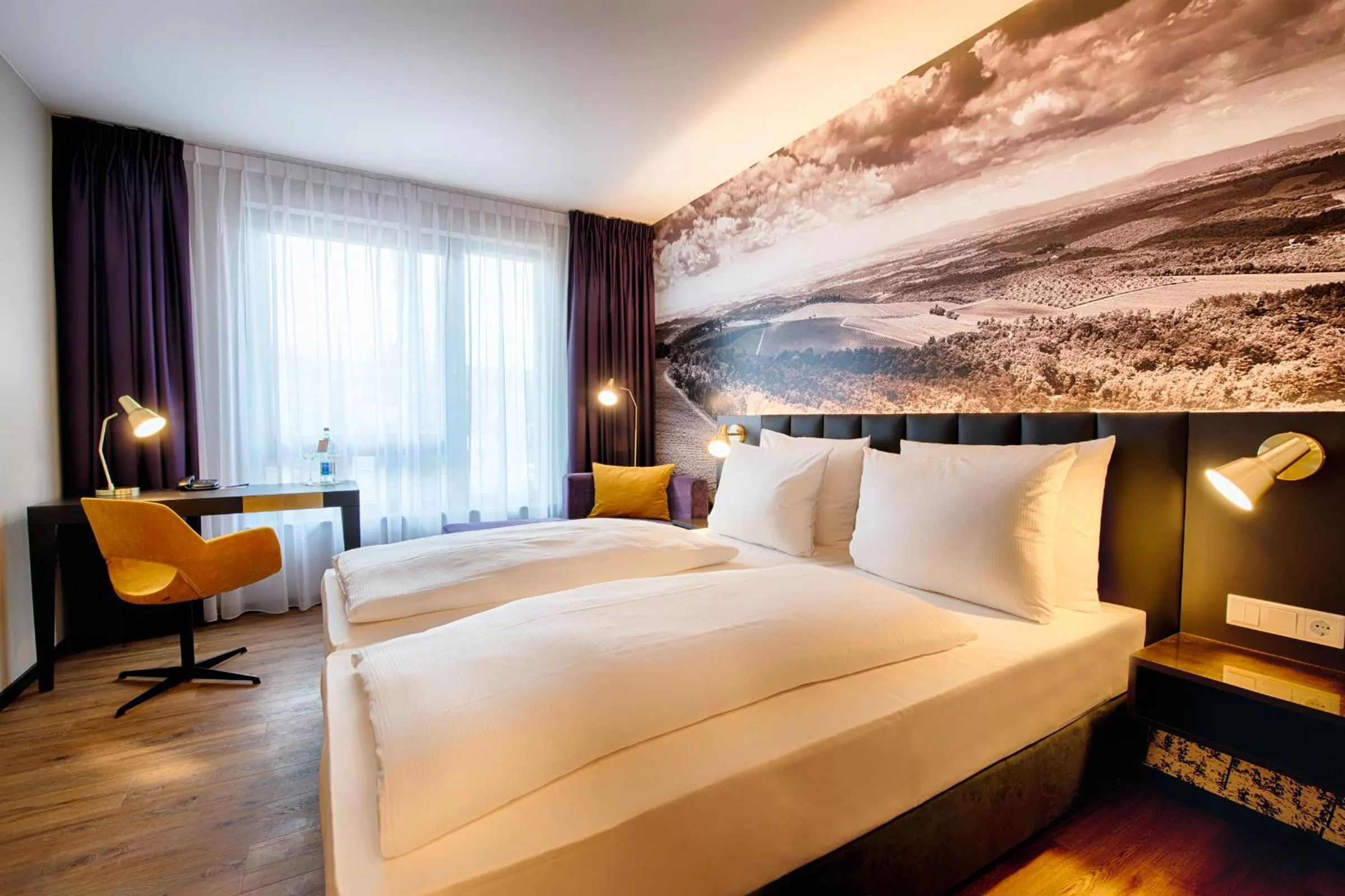 Bed in Welcome Hotel Neckarsulm