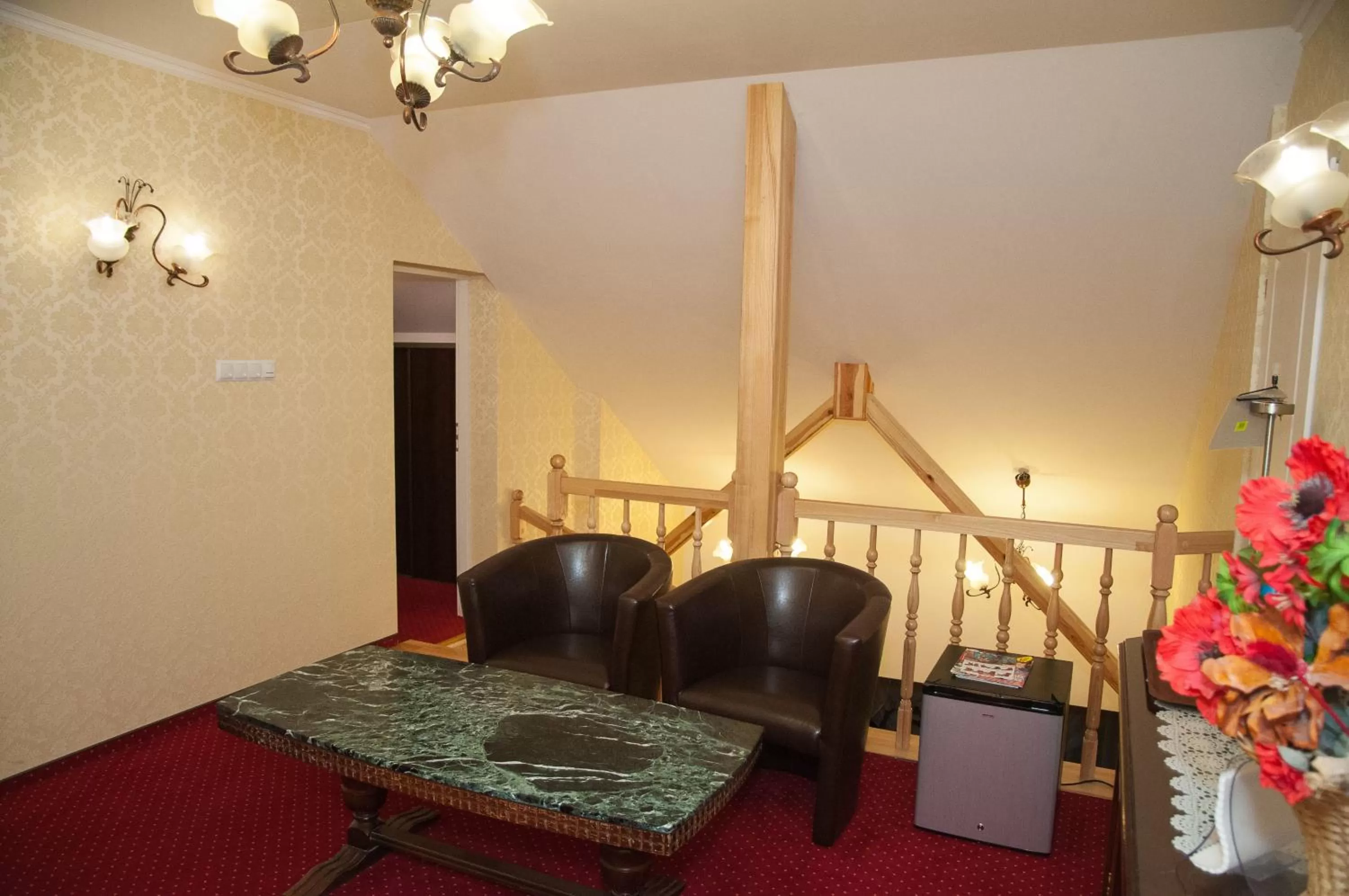 Seating area in "Arkadia"