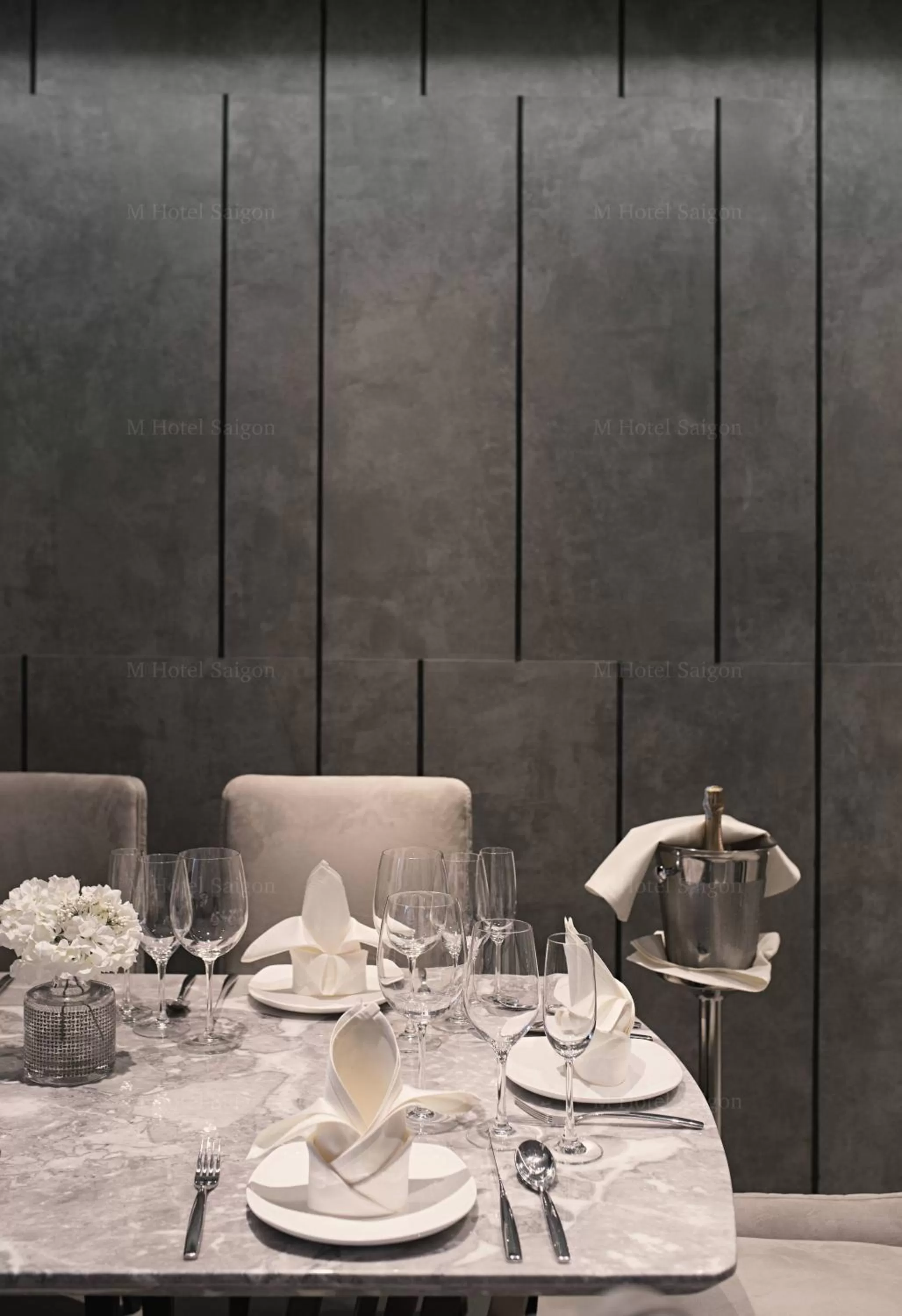 Dining area in M Hotel Saigon