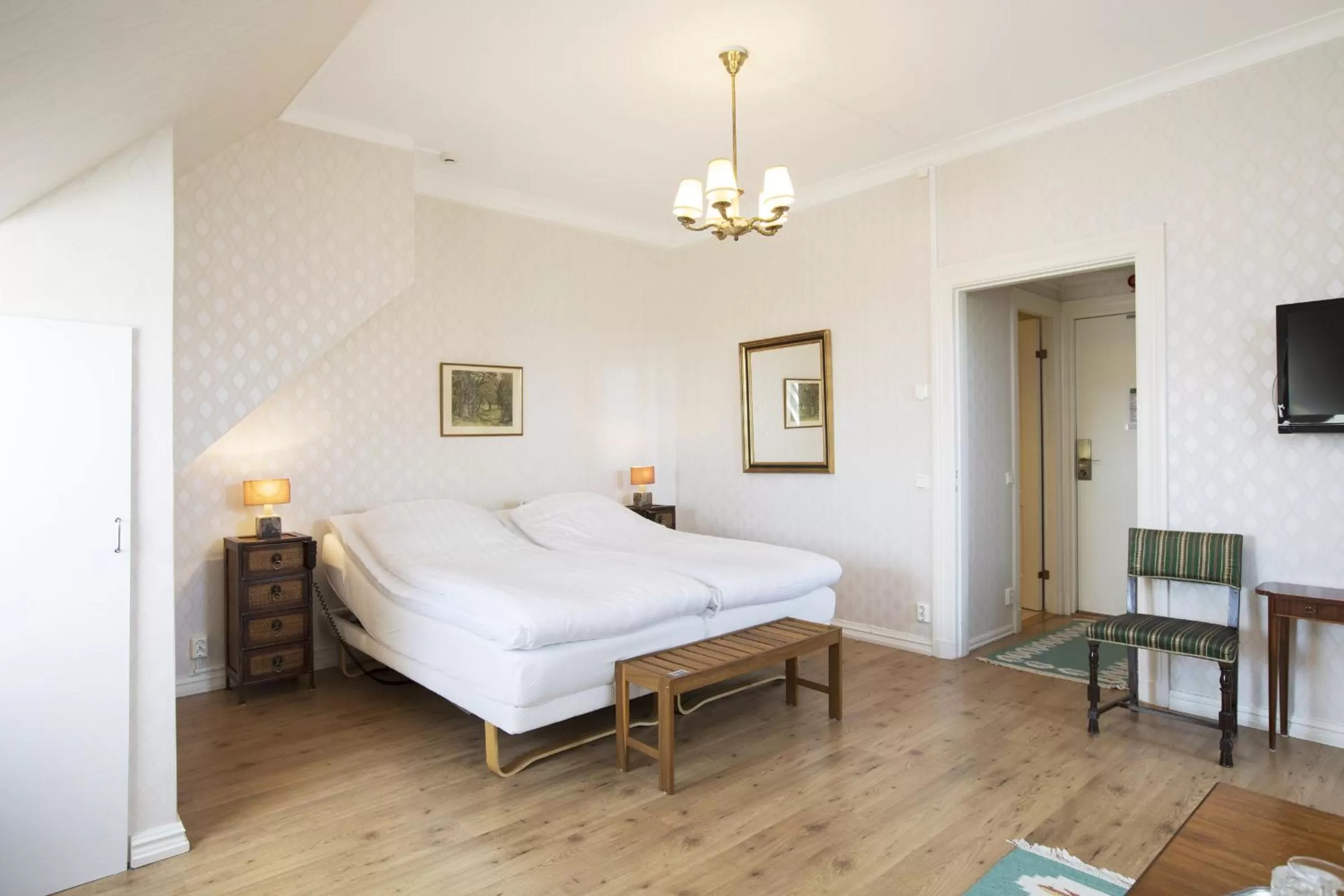 Bedroom, Bed in Hotell Breda Blick