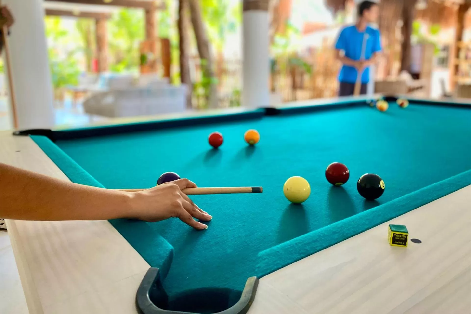 Billiard in Cabanas Tulum- Beach Hotel & Spa