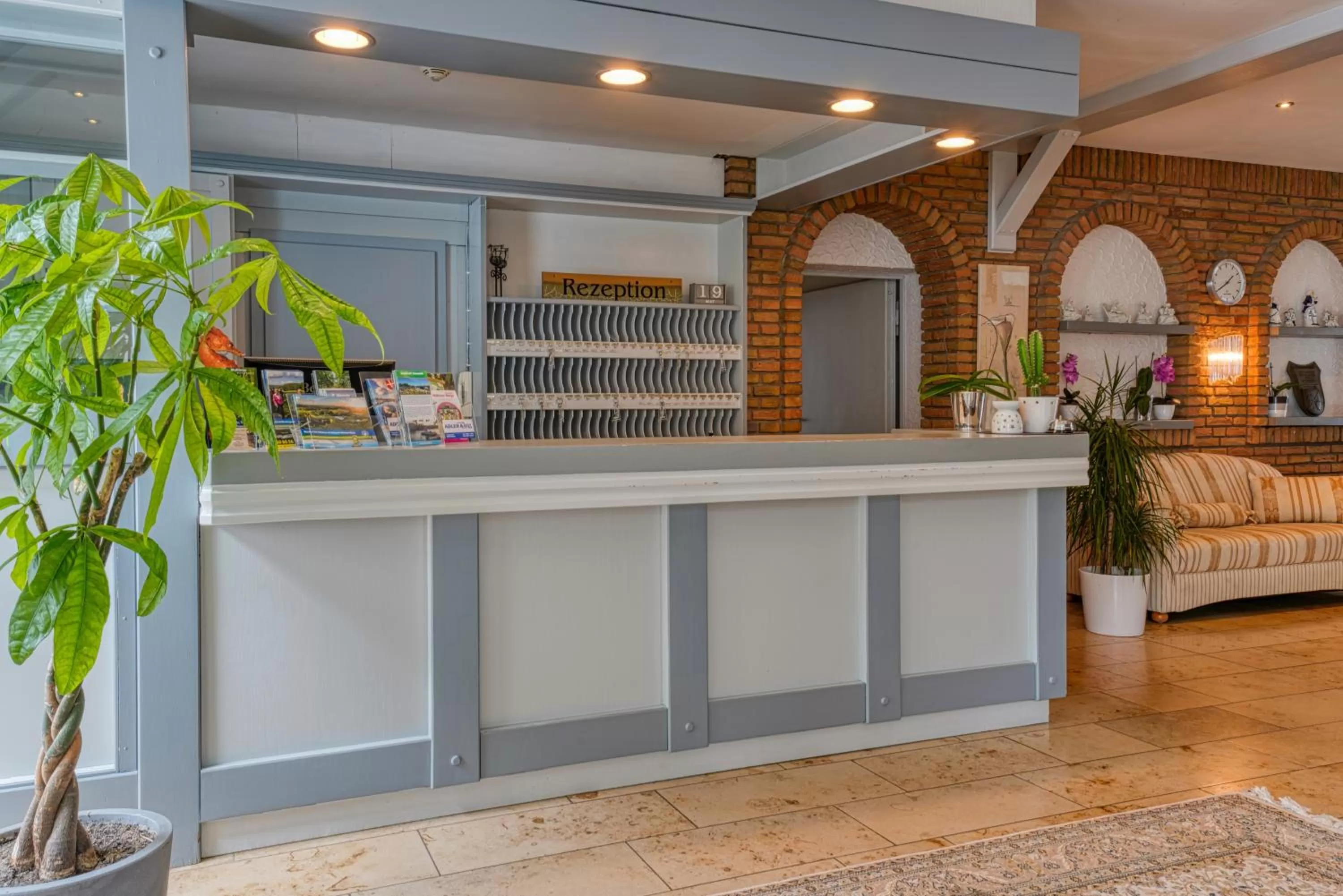 Lobby or reception in Hotel Seeblick Försterhaus