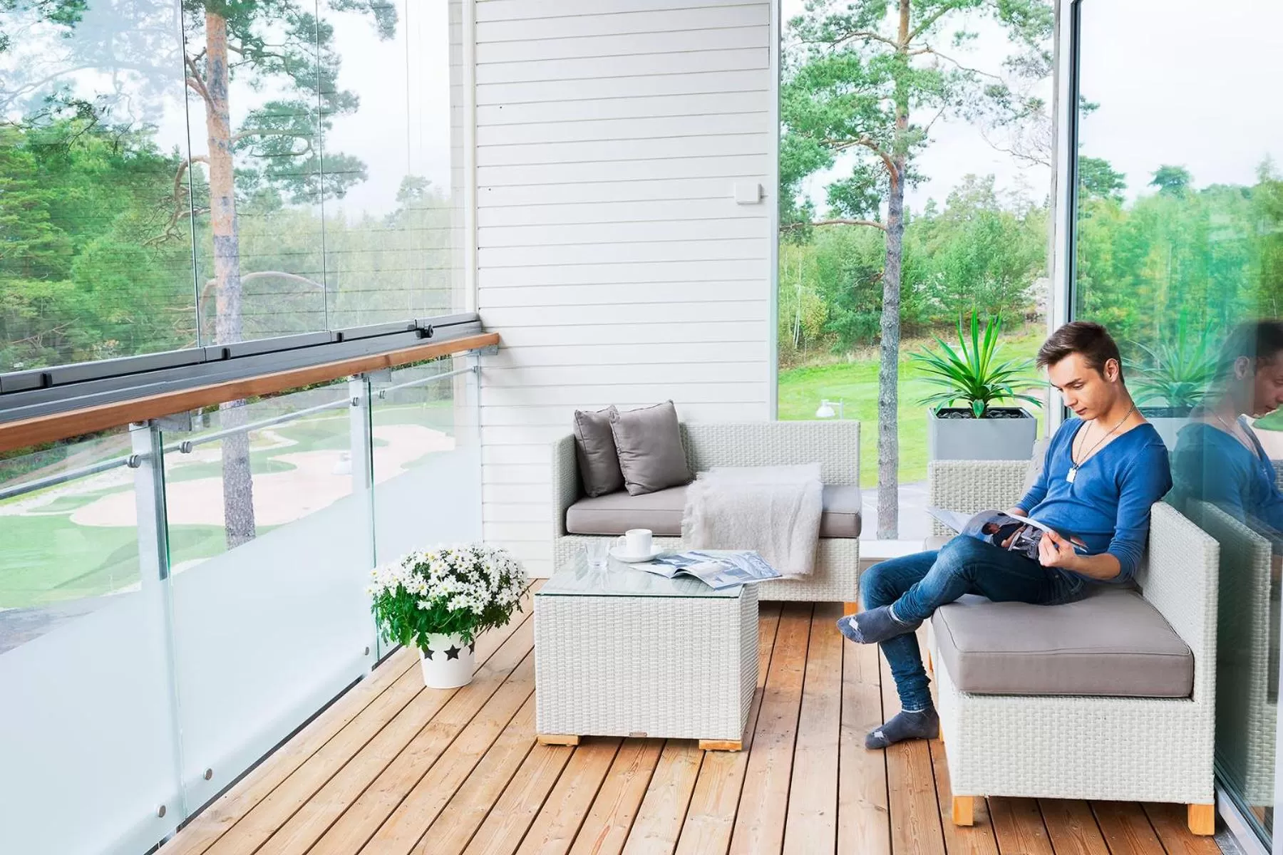 Balcony/Terrace in Kultaranta Resort