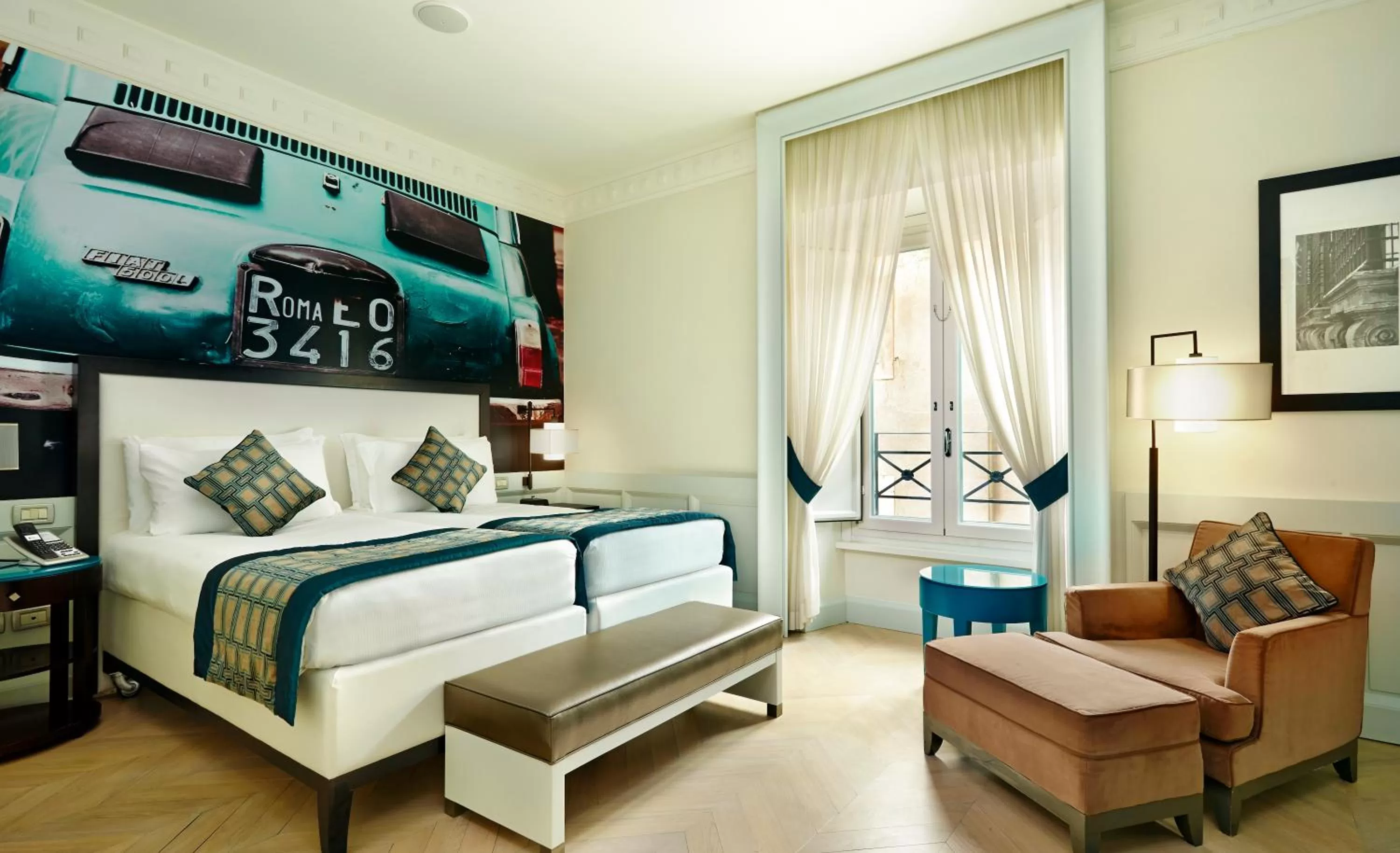 Photo of the whole room, Bed in Hotel Indigo Rome - St. George by IHG