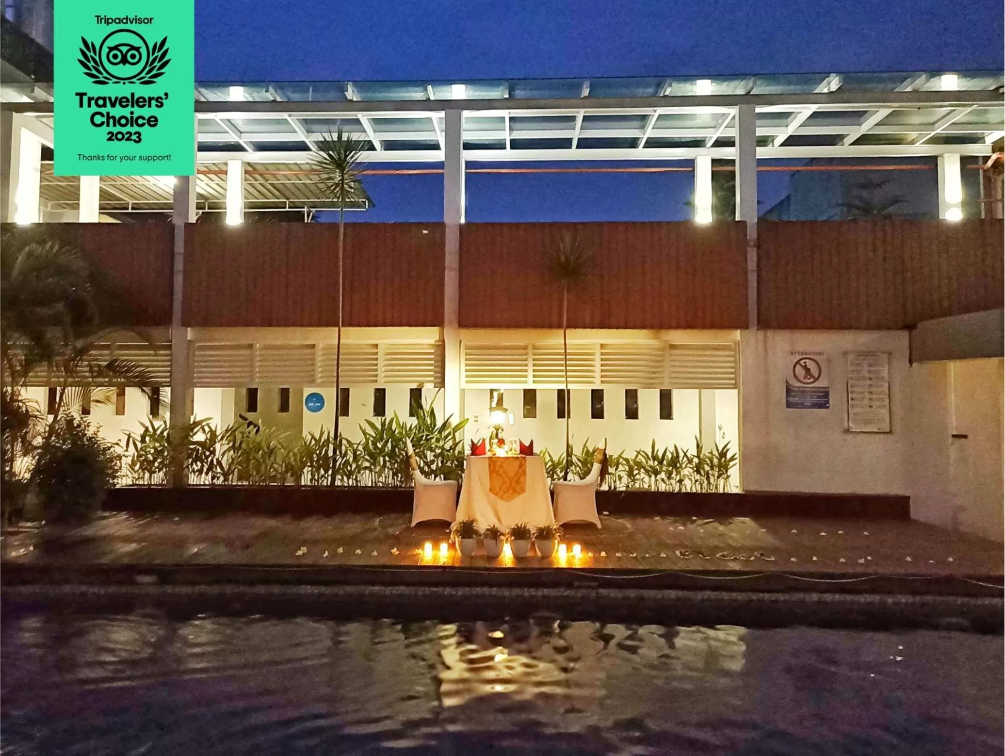 Swimming pool in Dafam Hotel Cilacap