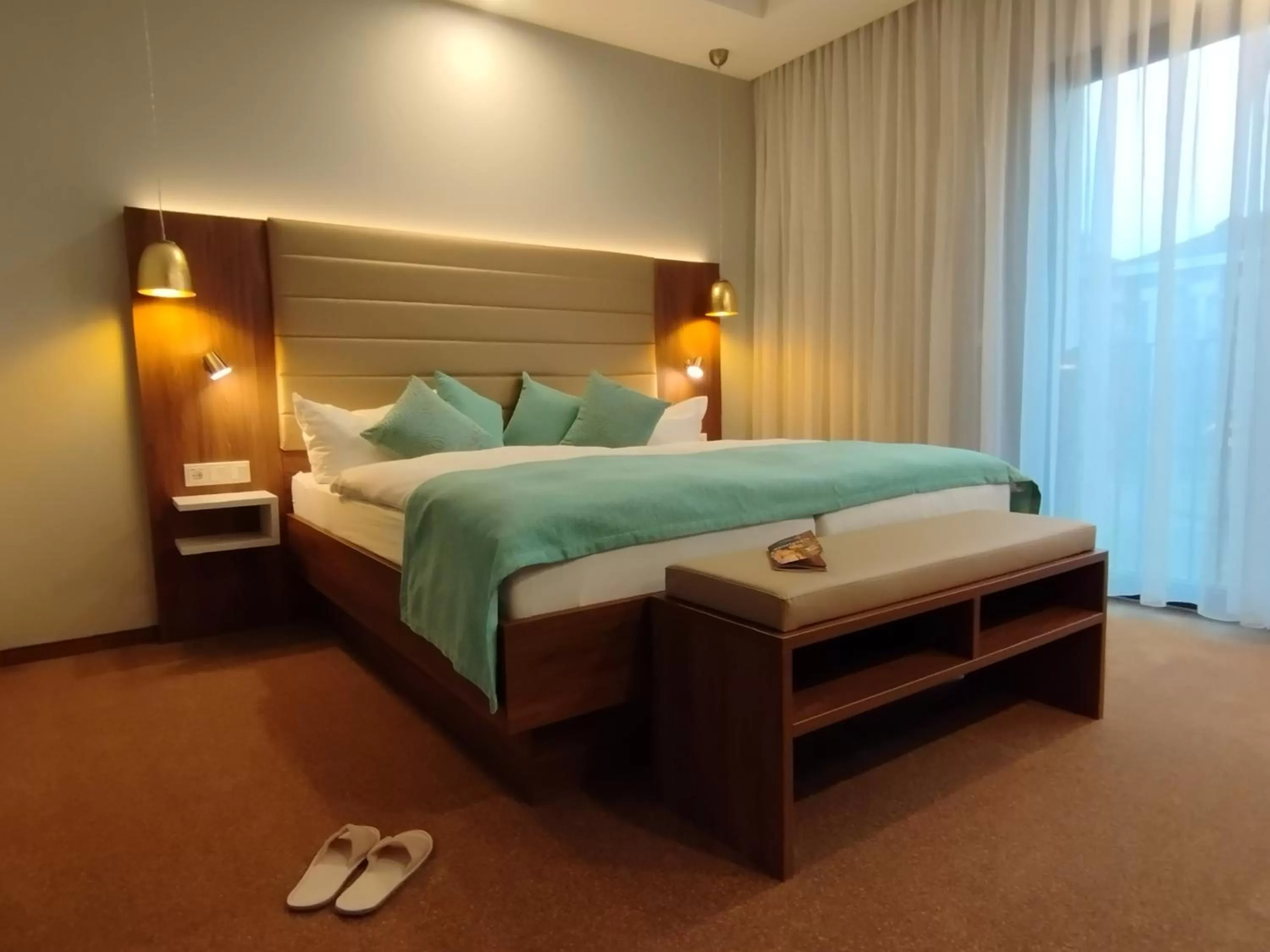 Bed in Hotel Herzog Georg