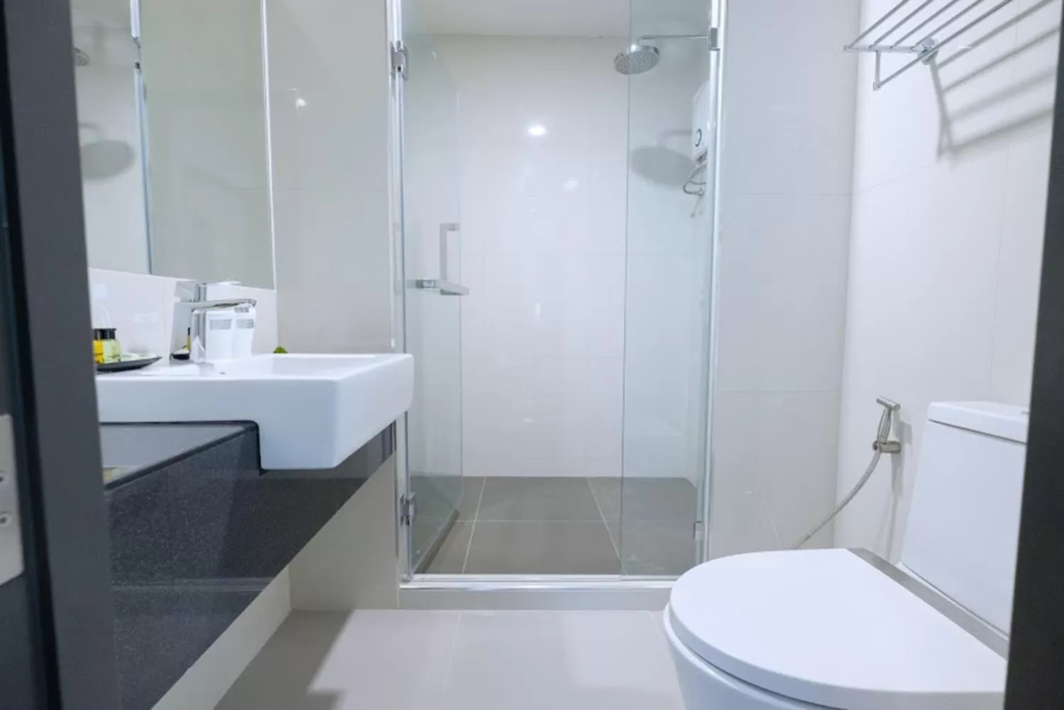 Bathroom in Clover Hotel Hatyai