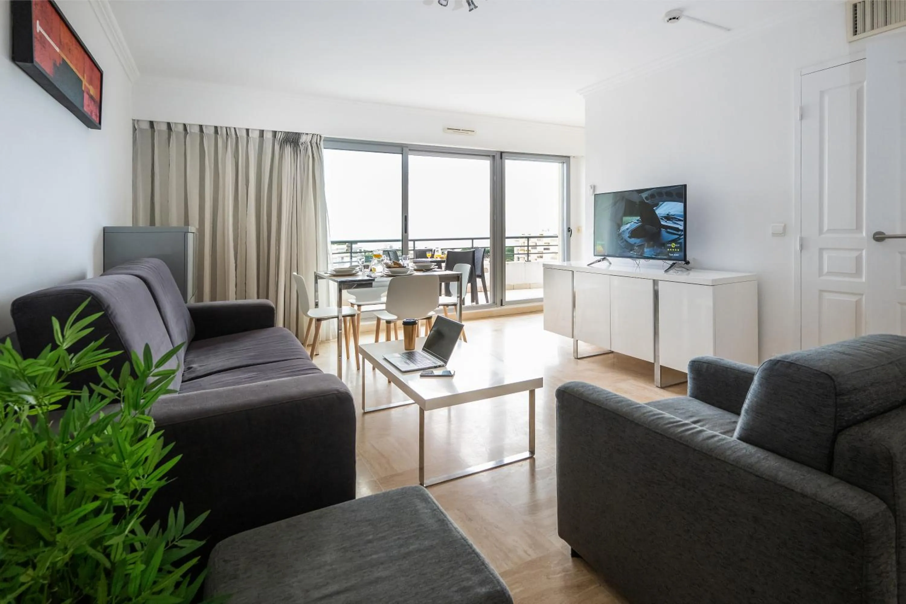 Living room in Nemea Appart Hotel Le Lido Cagnes sur Mer