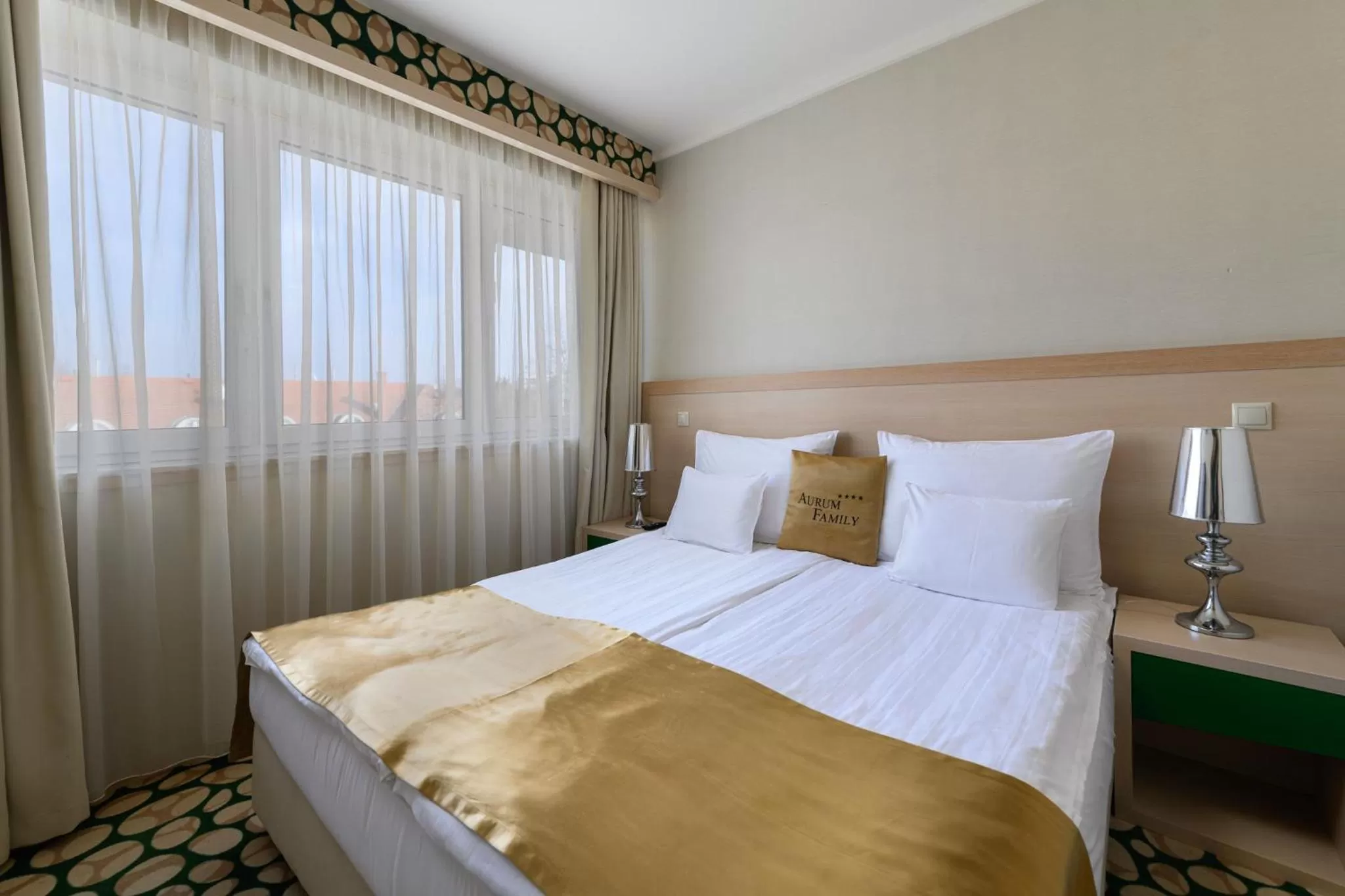 Photo of the whole room, Bed in Hotel Aurum Family "A"