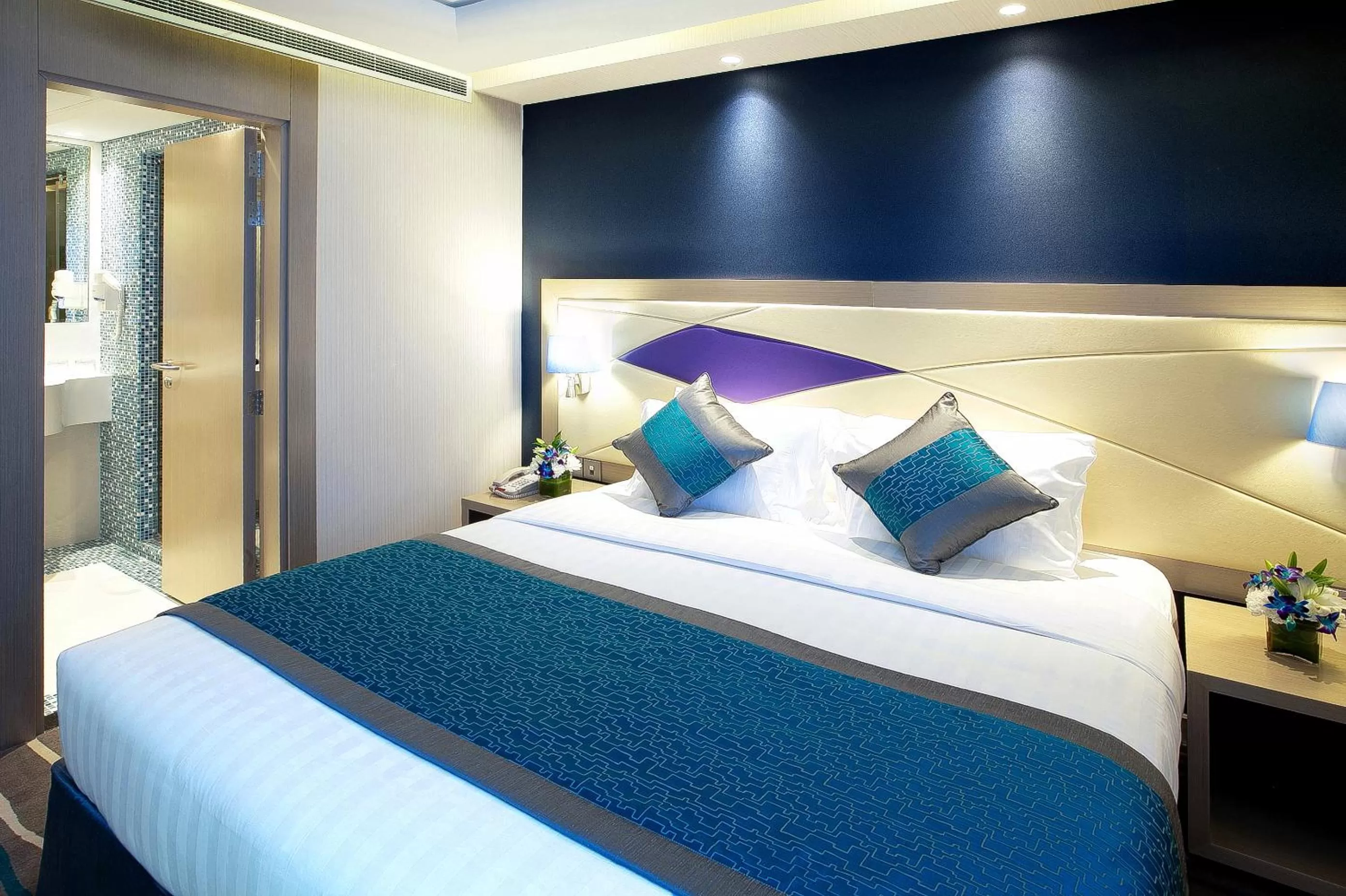 Bed in Al Sarab Hotel