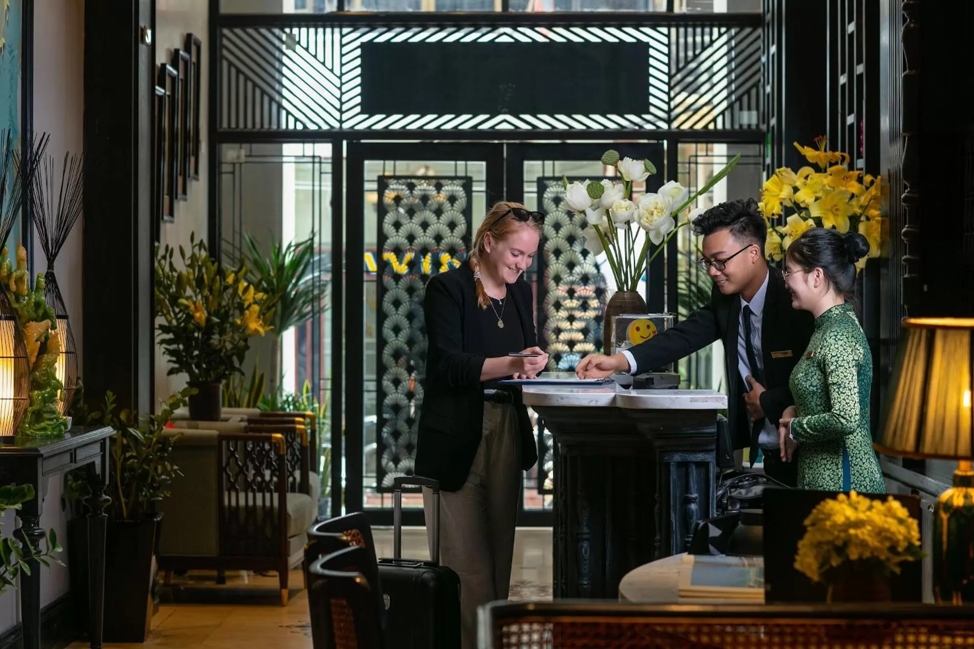 Staff in Scent Premium Hotel