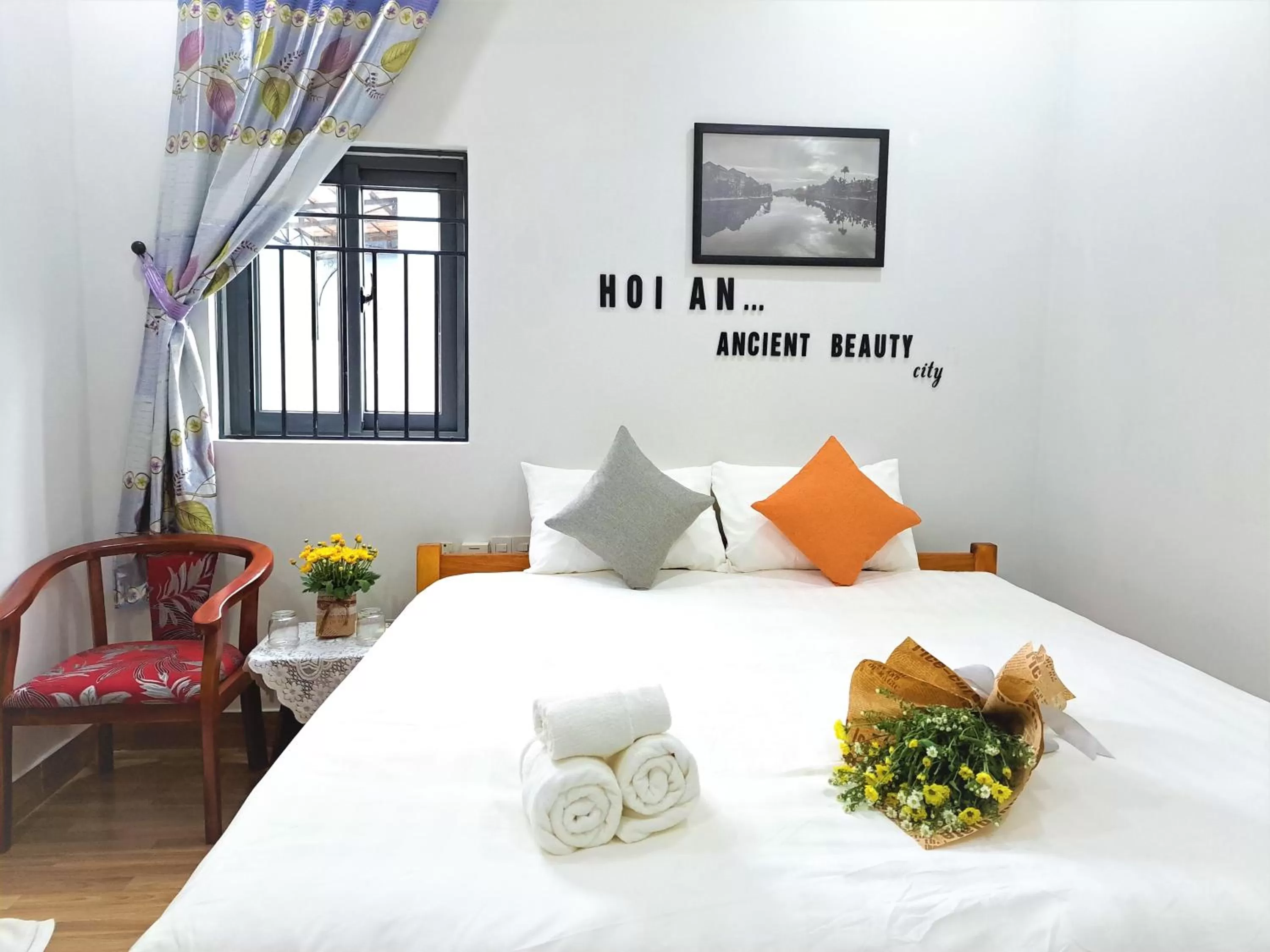 Bed in GREEN TOWN hotel HỘI AN