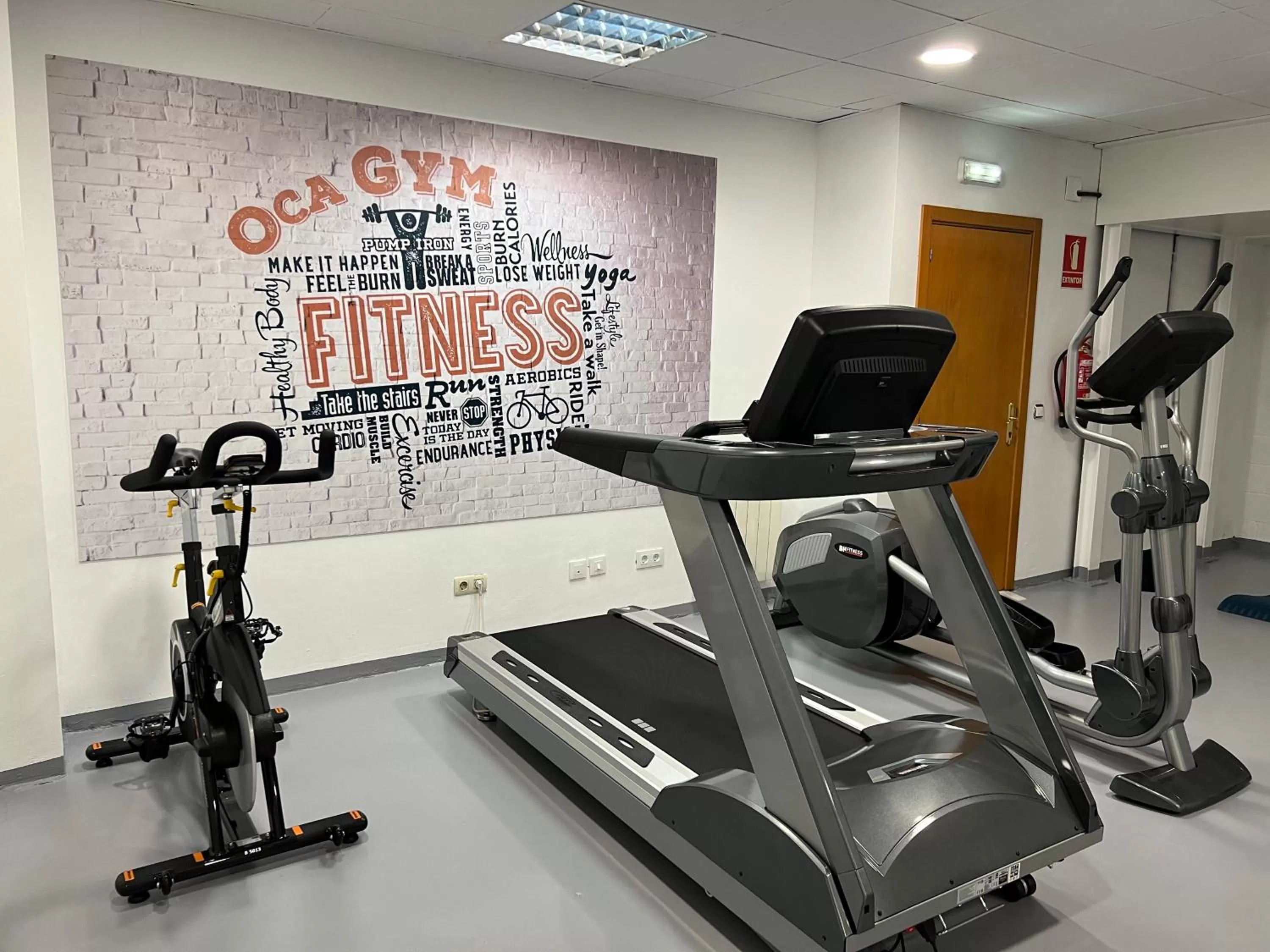 Fitness centre/facilities in Oca Villa de Avilés Hotel