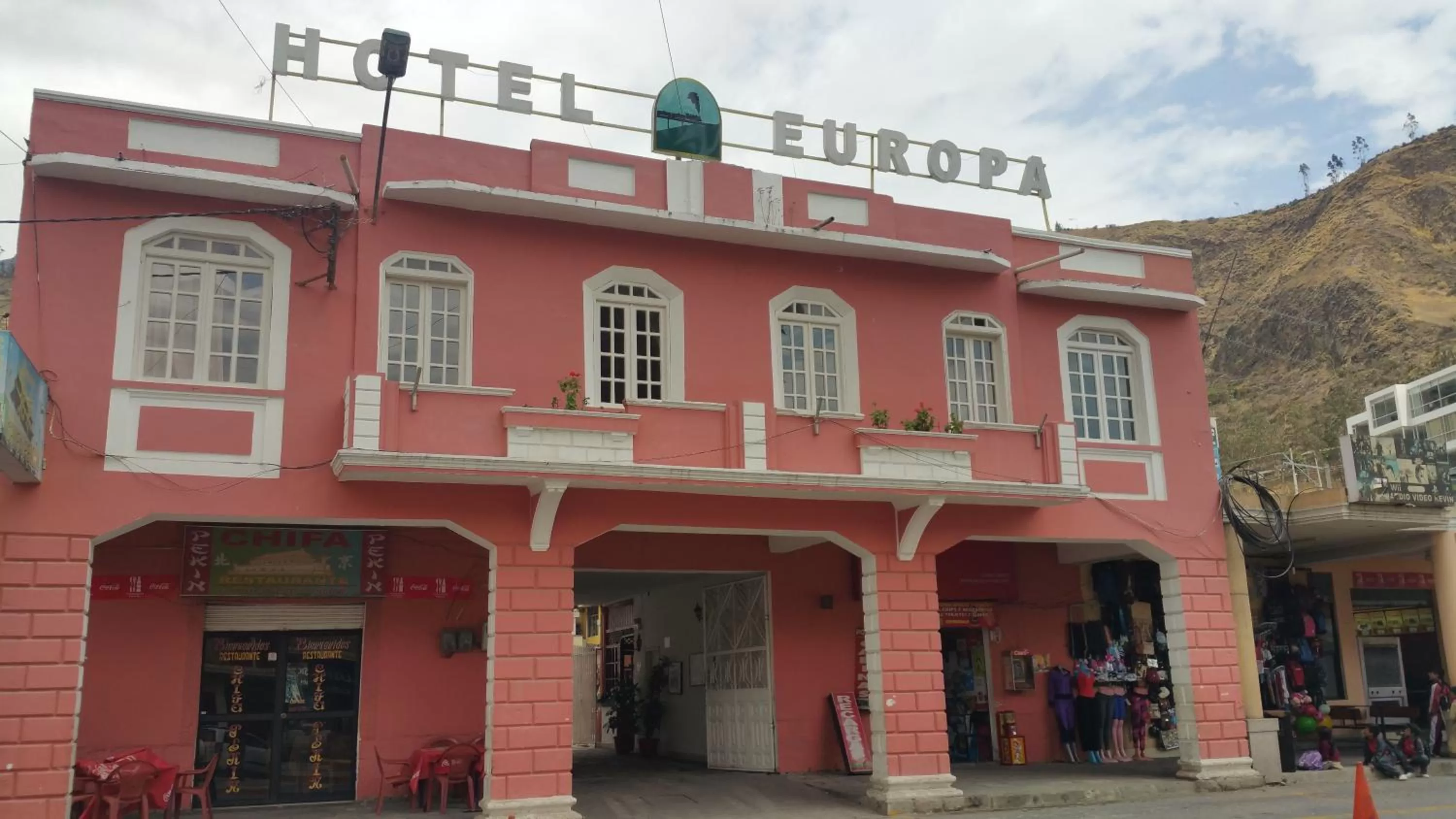 Facade/entrance in Hotel Europa