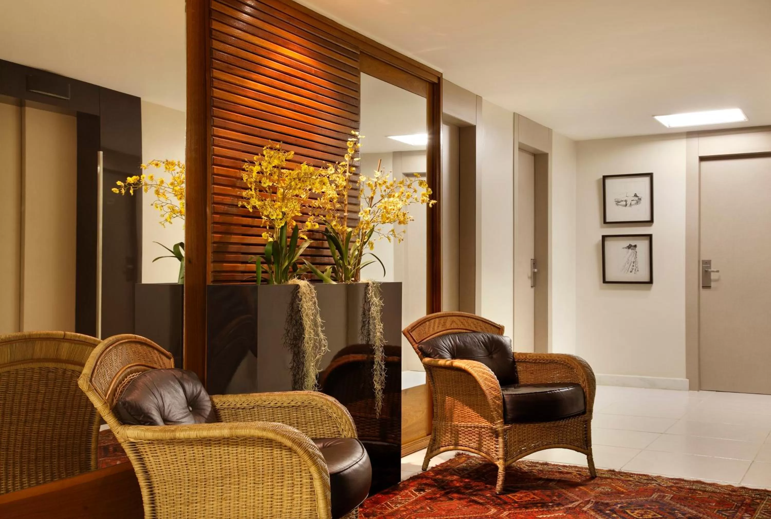 Lobby or reception in Copa Sul Hotel