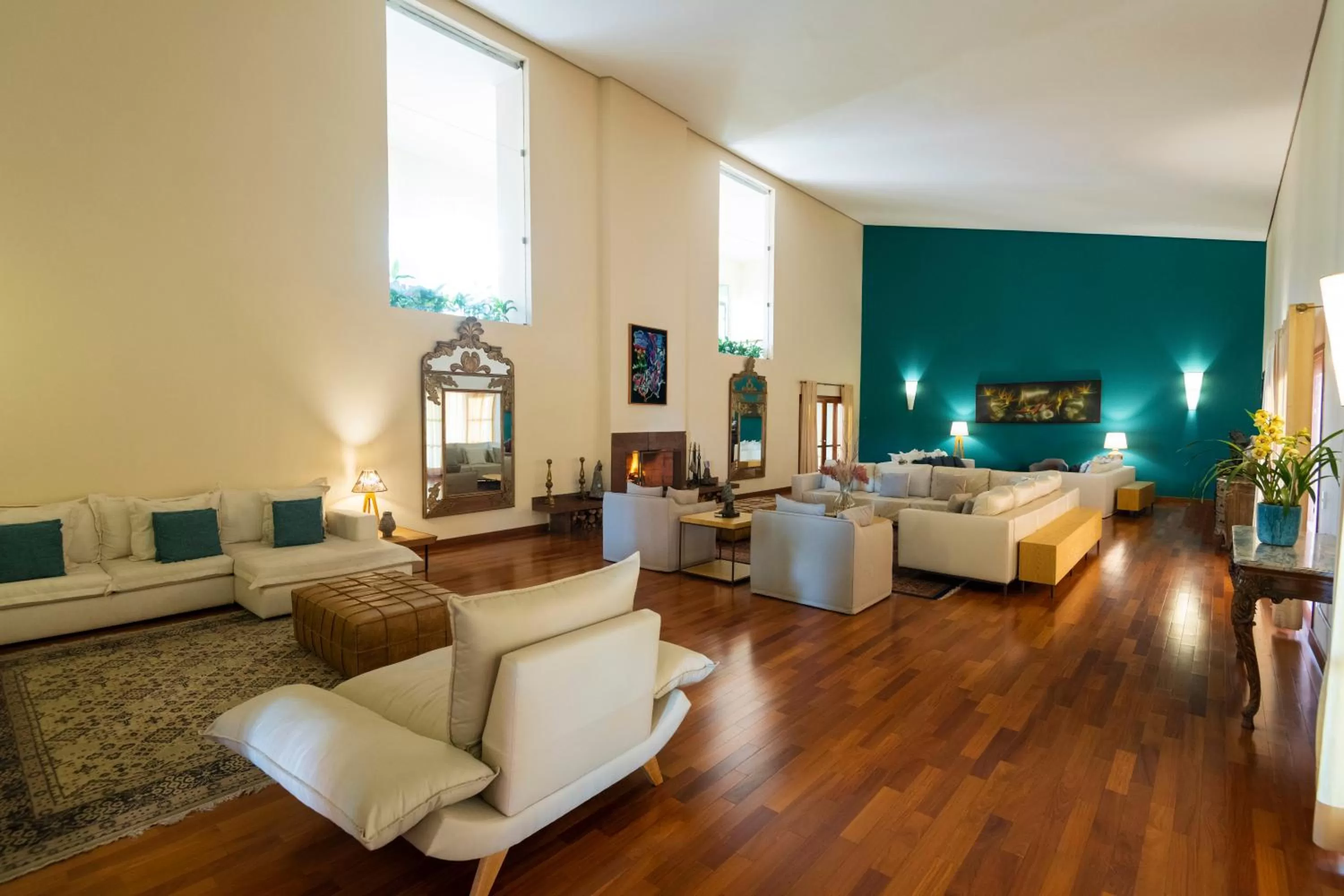 Seating area in Hotel Villa Rossa