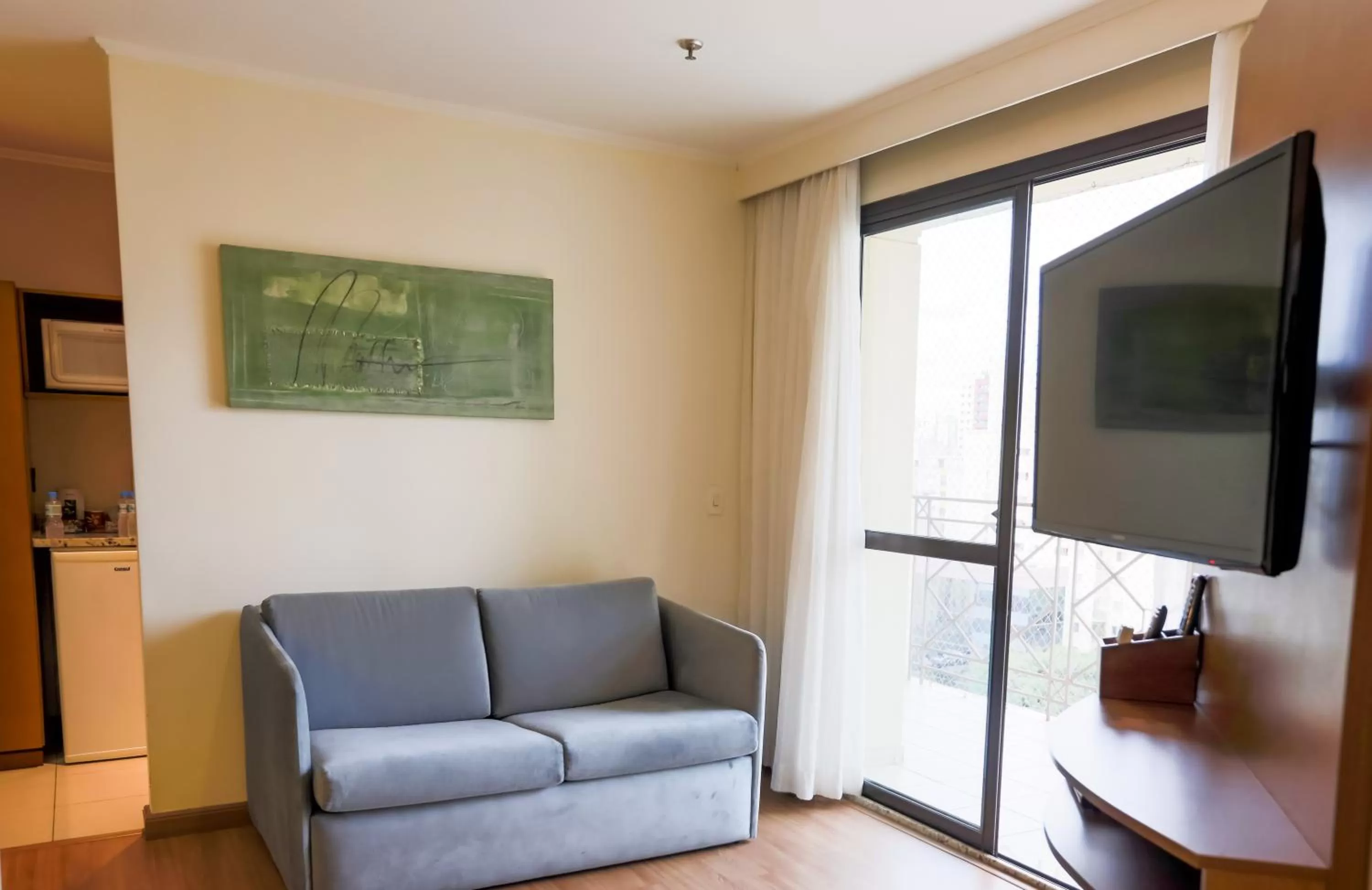 Living room in Quality Suites Vila Olimpia