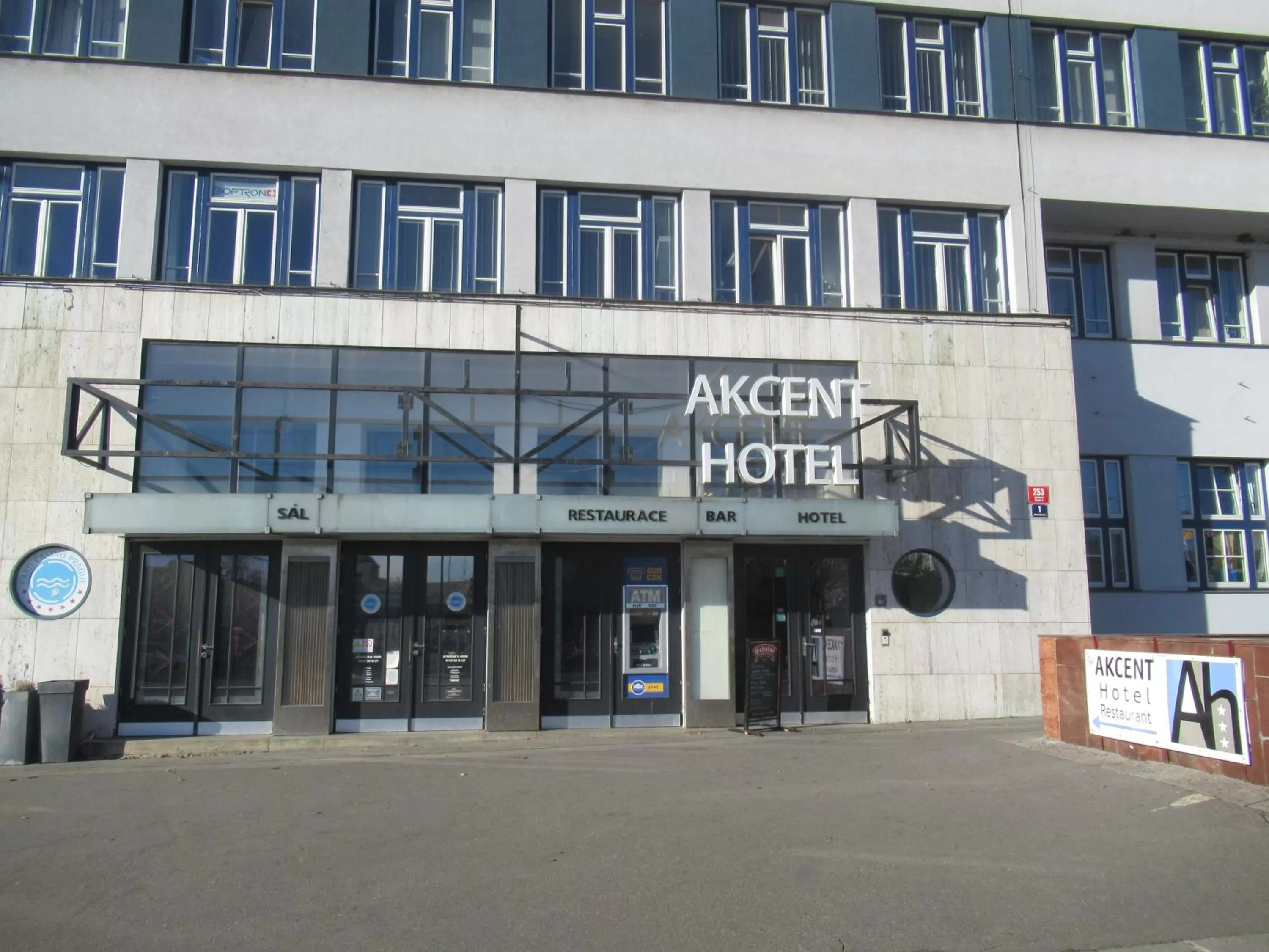 Facade/entrance in Akcent hotel