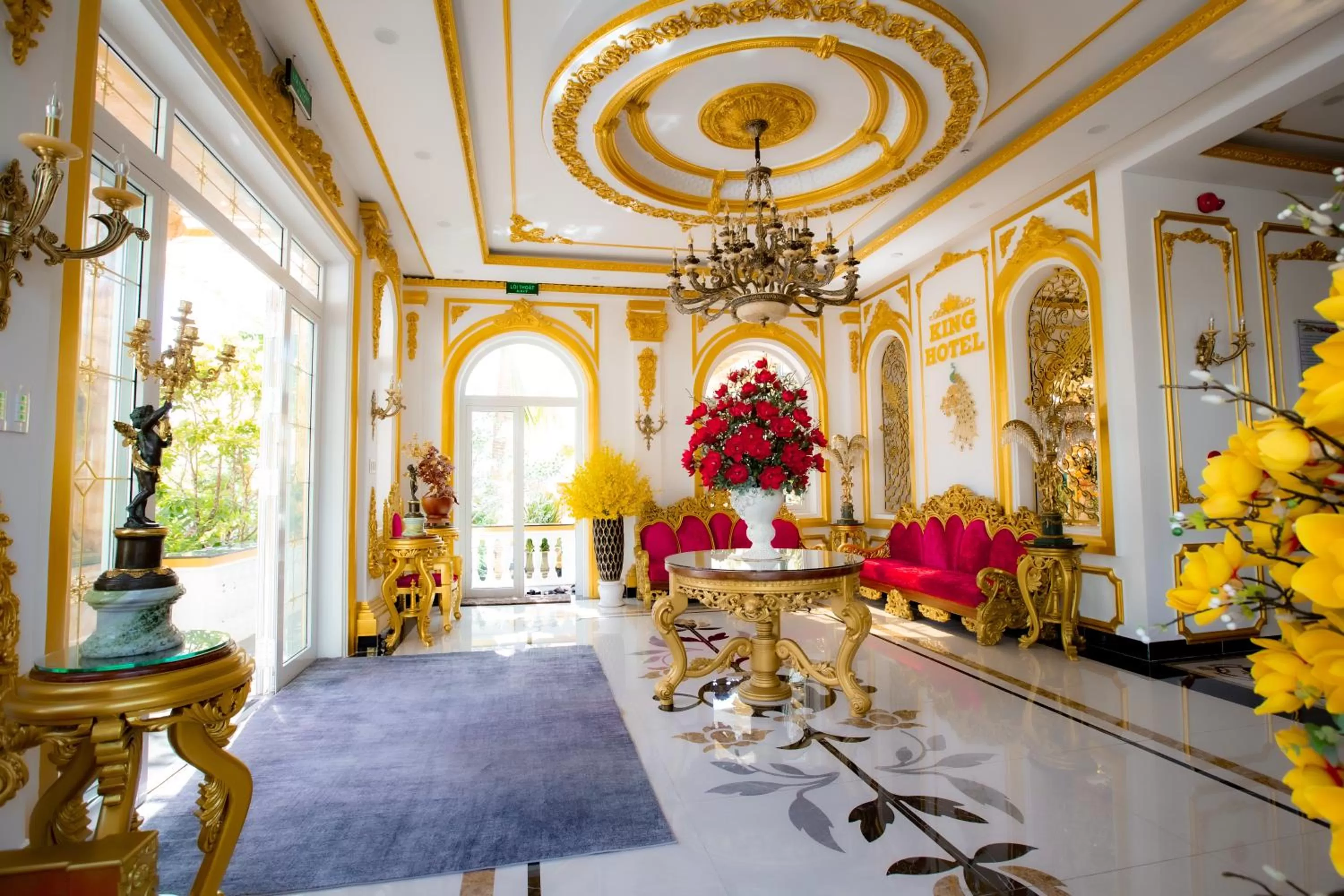 Lobby or reception in KING VILLA QUẢNG NGÃI