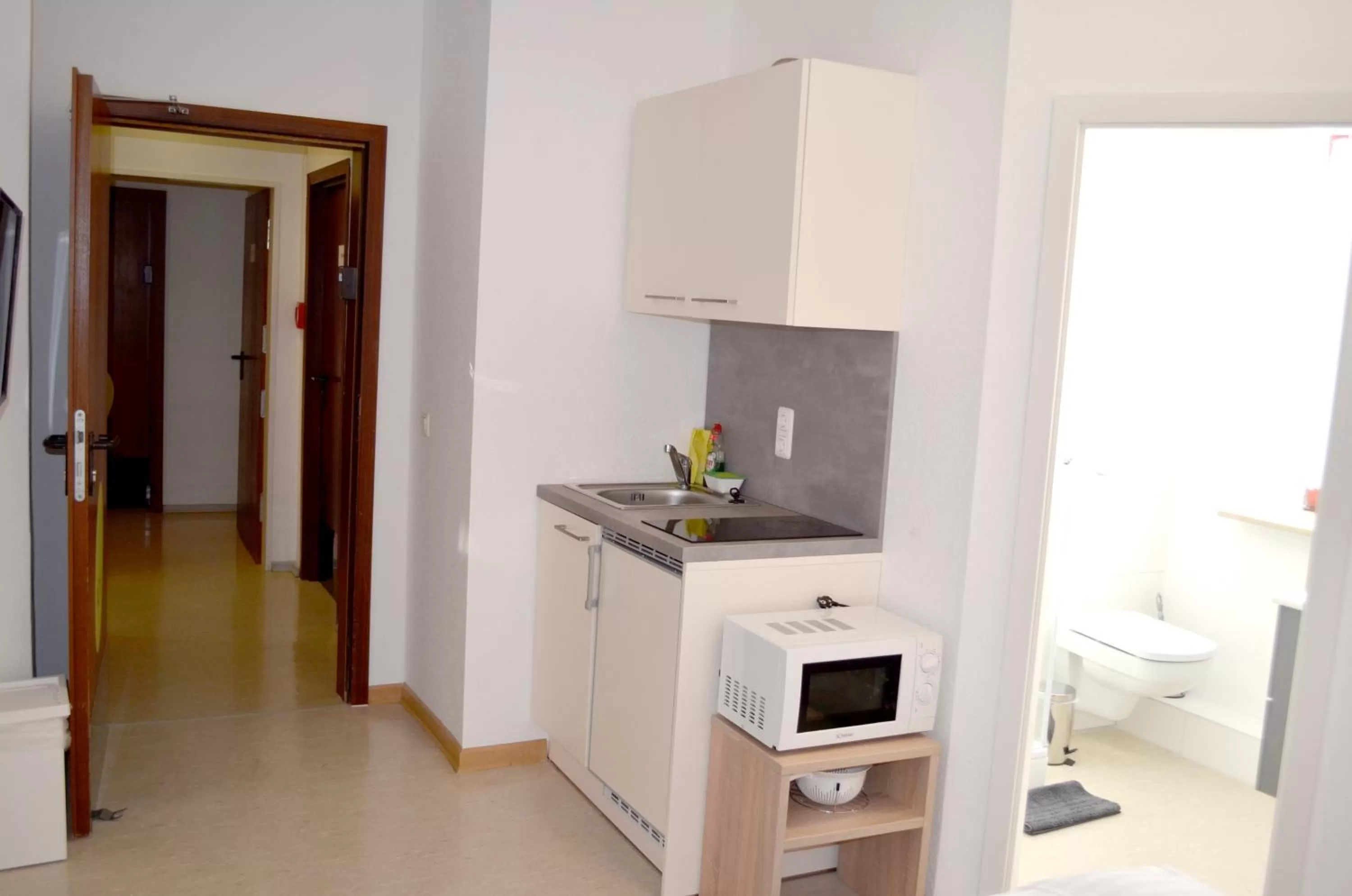 Kitchen or kitchenette in Hana Aparthotel