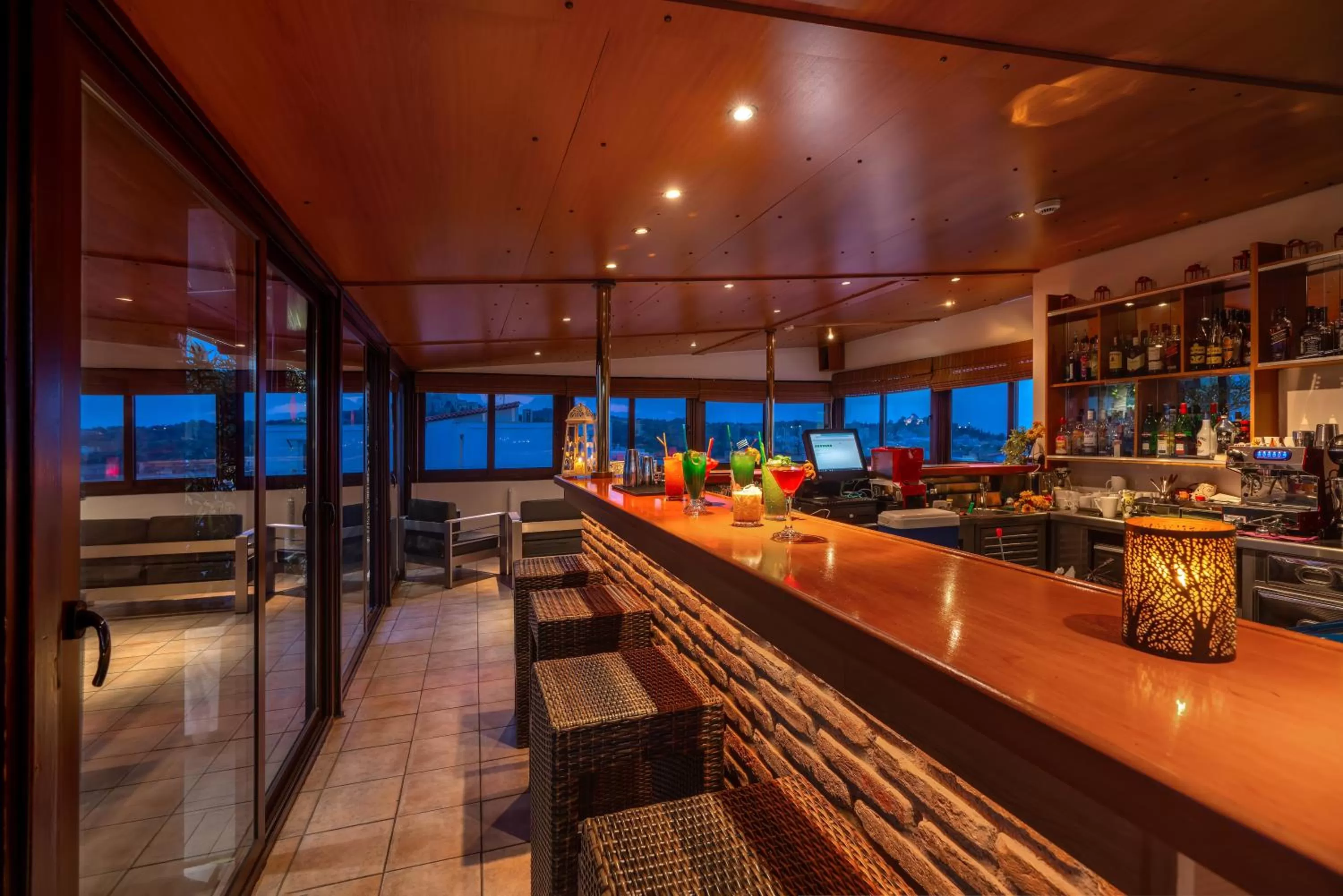 Living room in Attalos Hotel