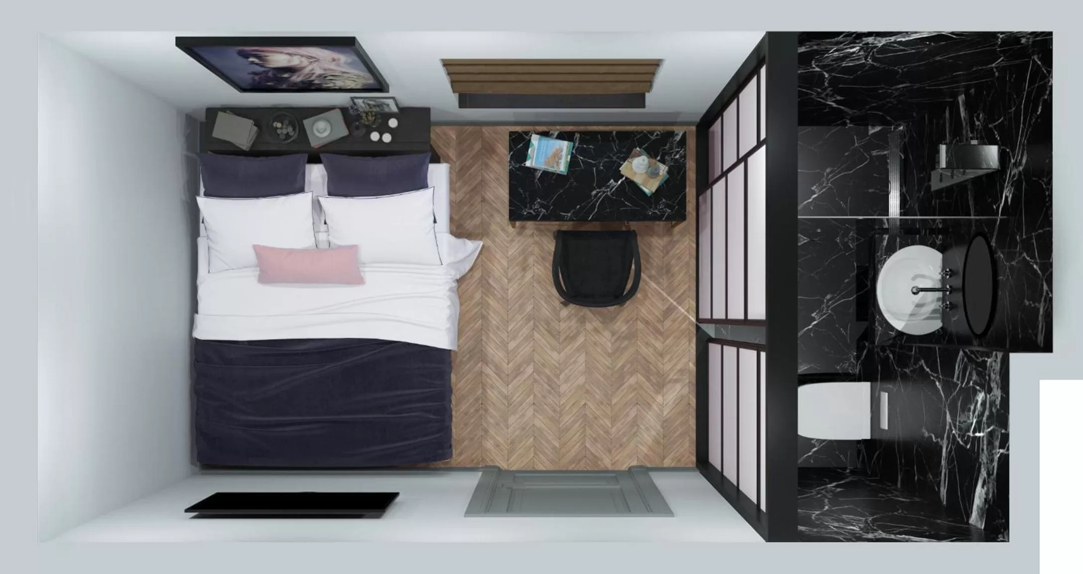 Shower in Hotel Akureyri Dynheimar