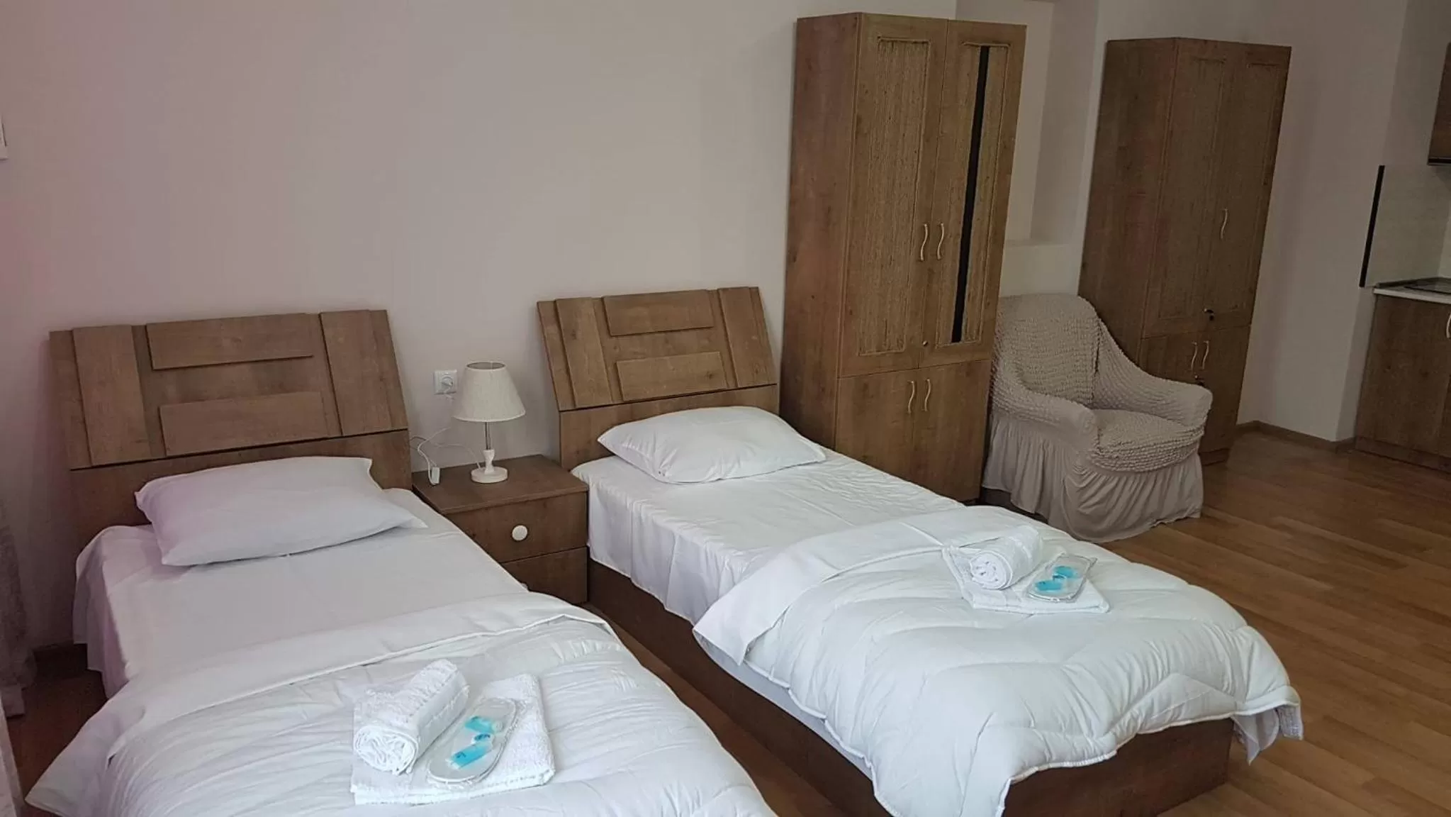 Bed in Hotel Caucasus