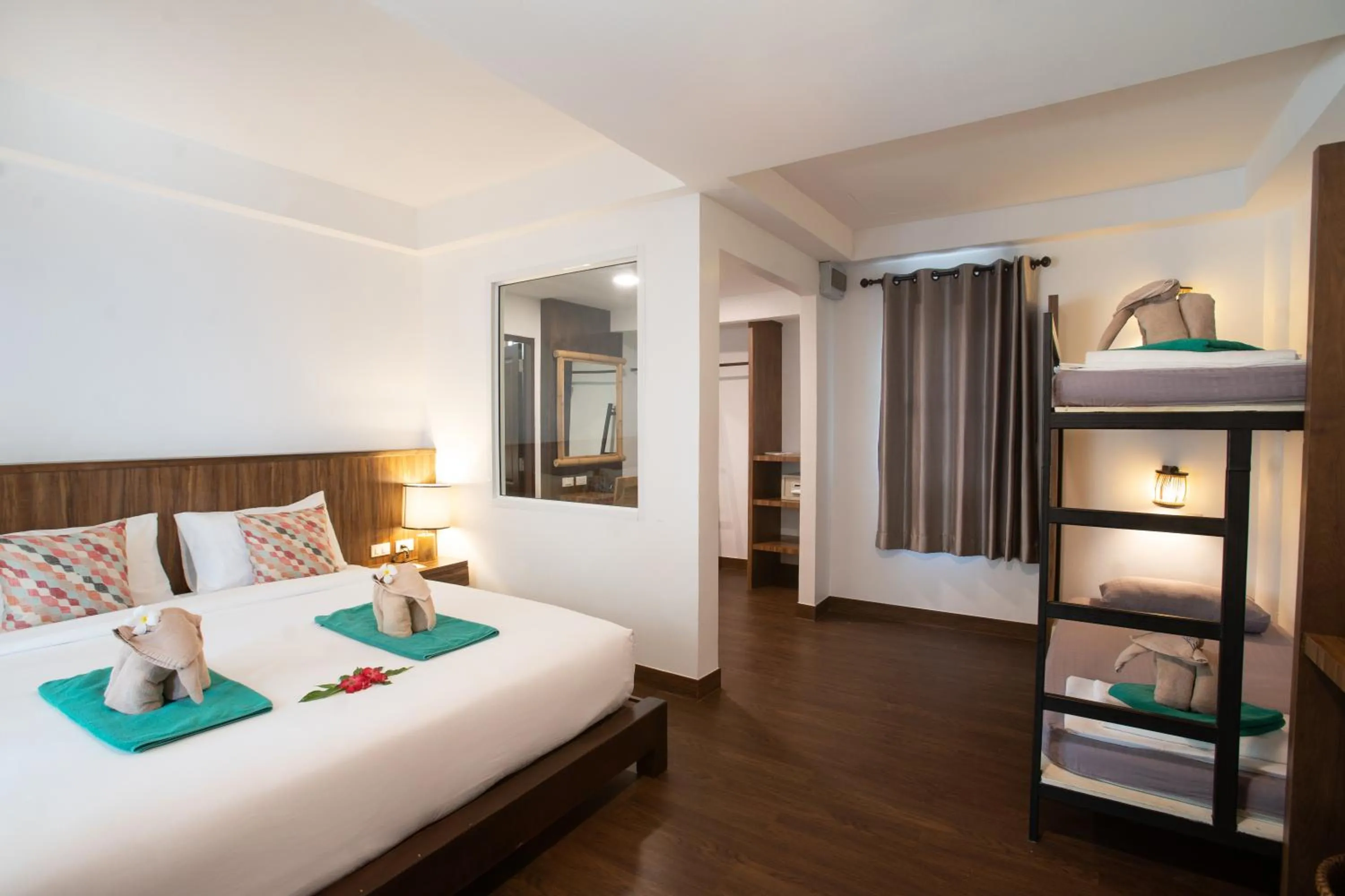 Bed in Southern Lanta Resort