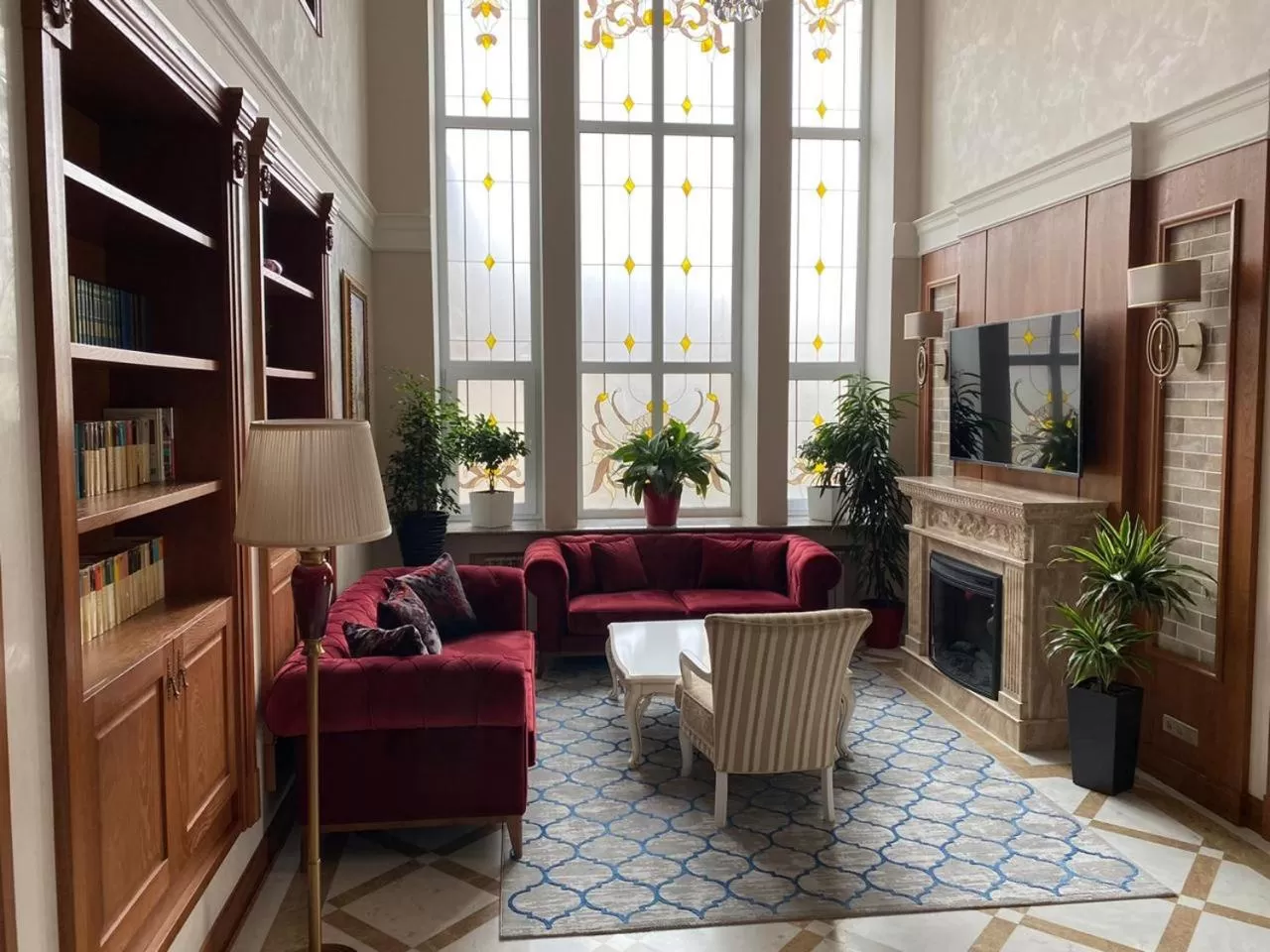 Living room in Boutique Hotel Kaspi