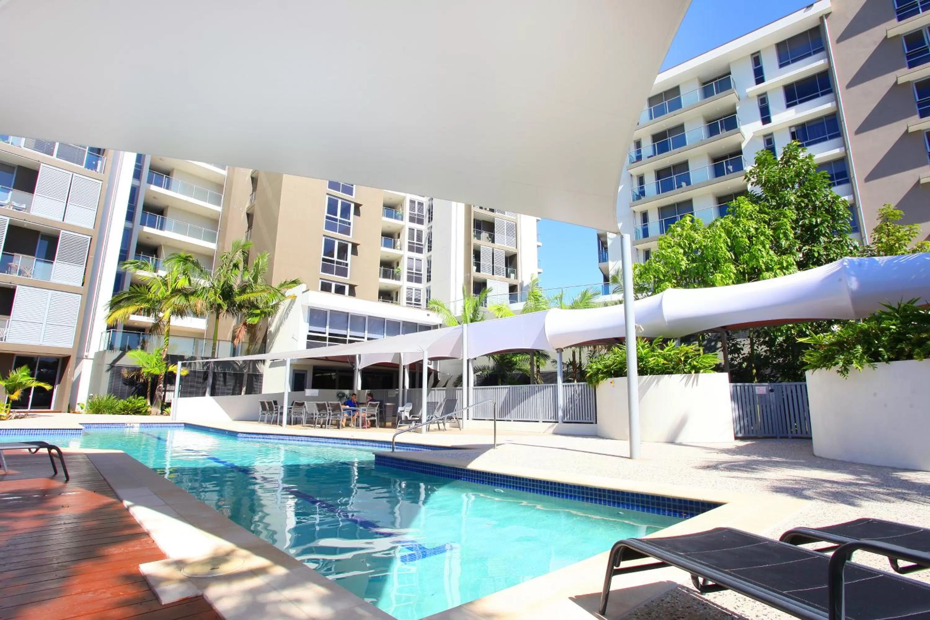 Swimming pool in Signature Waterfront Apartments